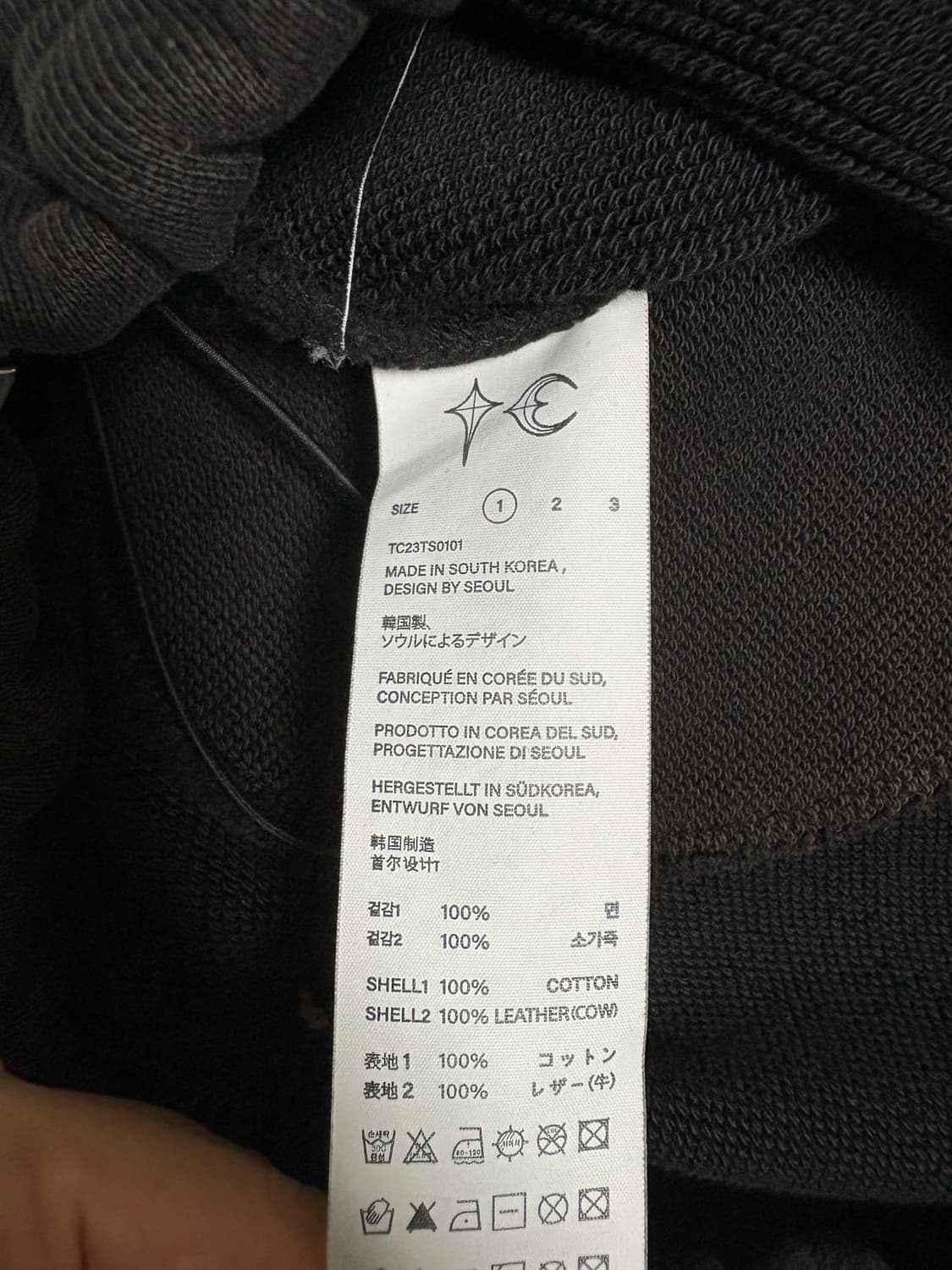 떠그클럽 락 후디 블락 1size 상품이미지3