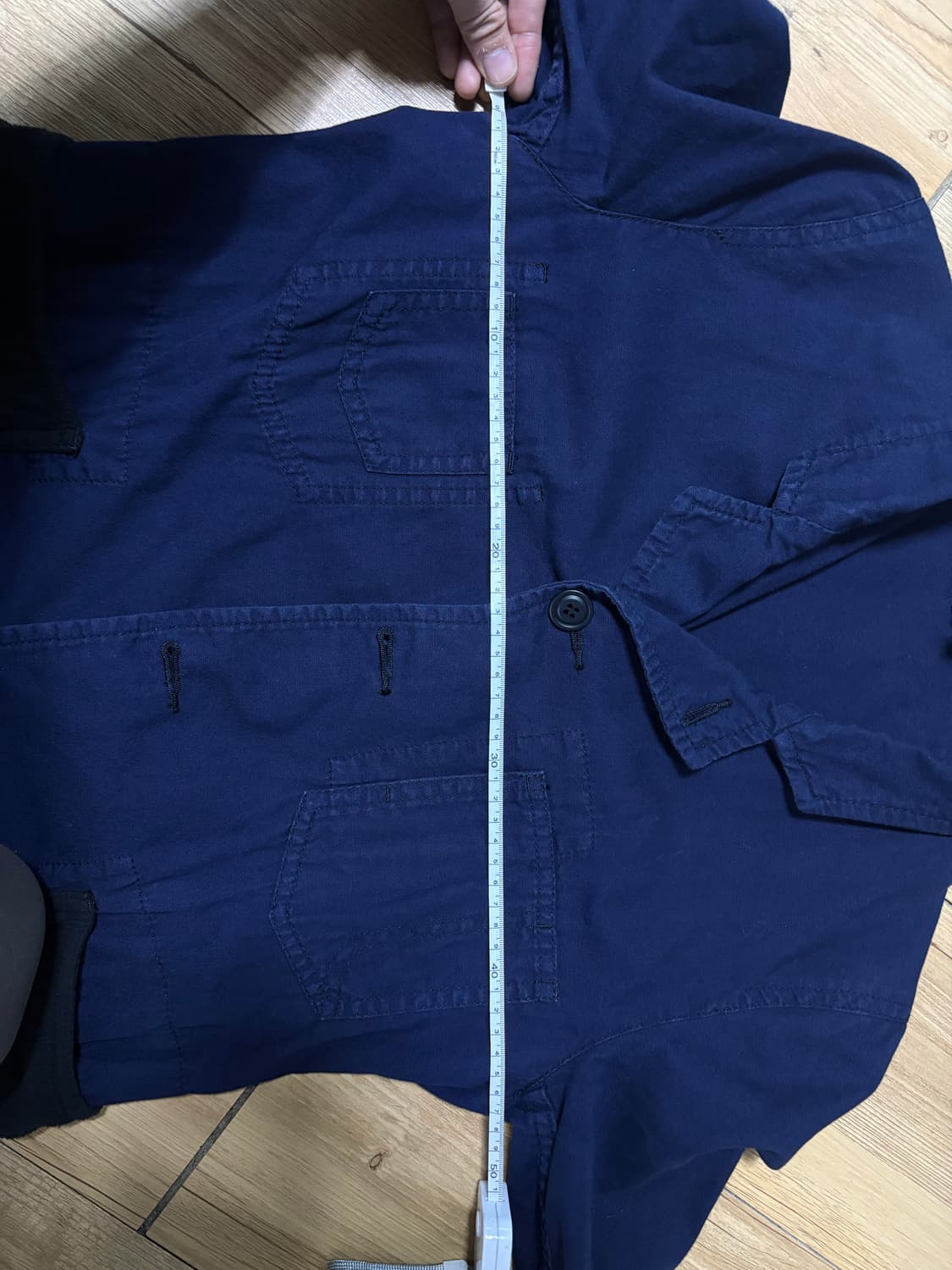 꼼데가르송 블랙 프렌치 워크자켓 상품이미지8