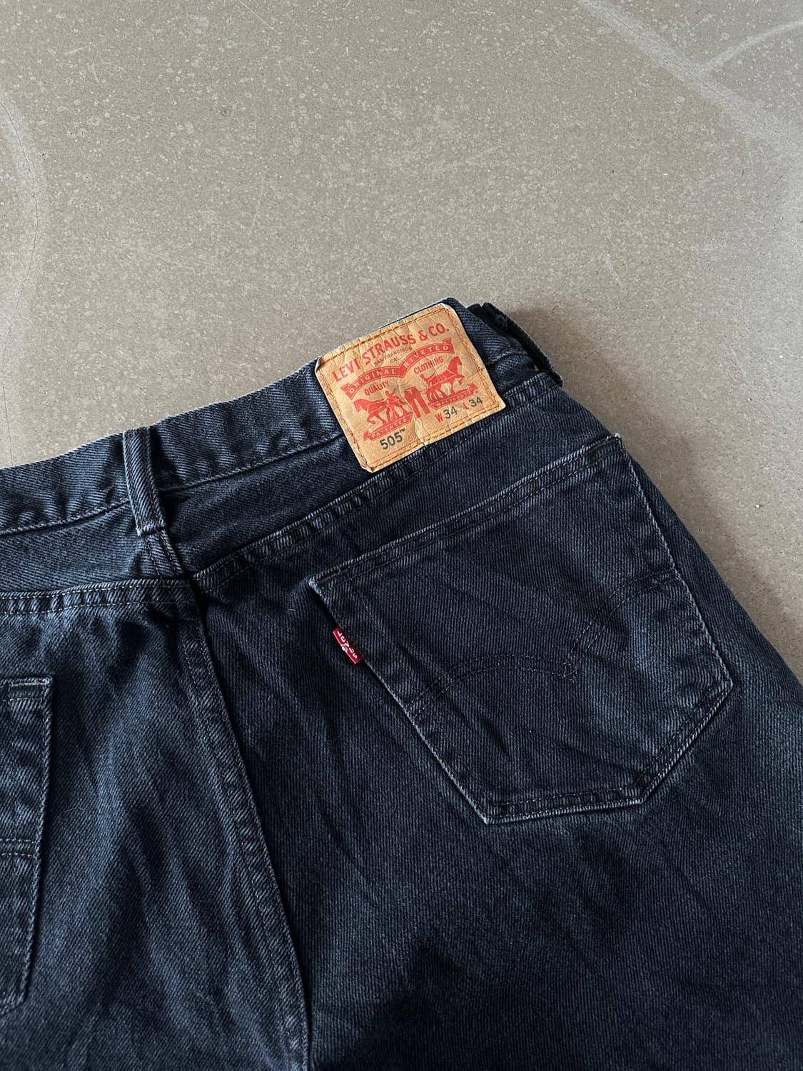 Levis 505 레귤러핏 데님 팬츠 멕시코 33  상품이미지2