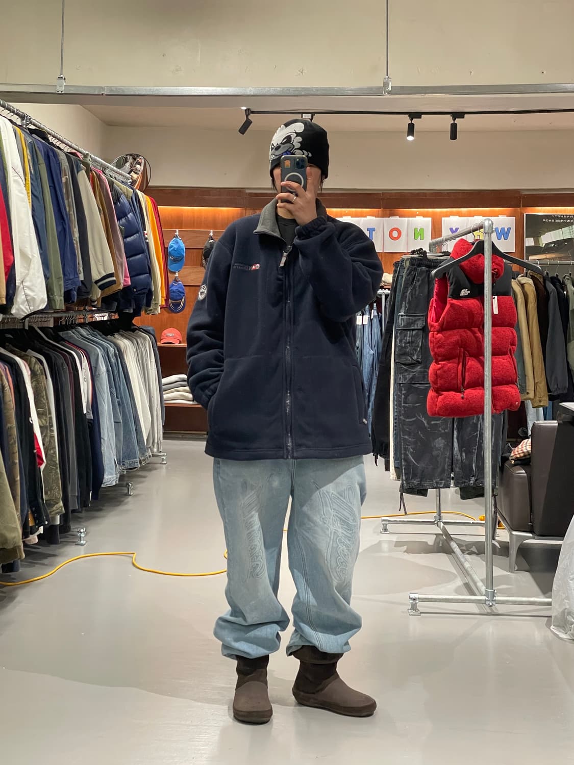 빈티지 플리스 자켓   상품이미지3