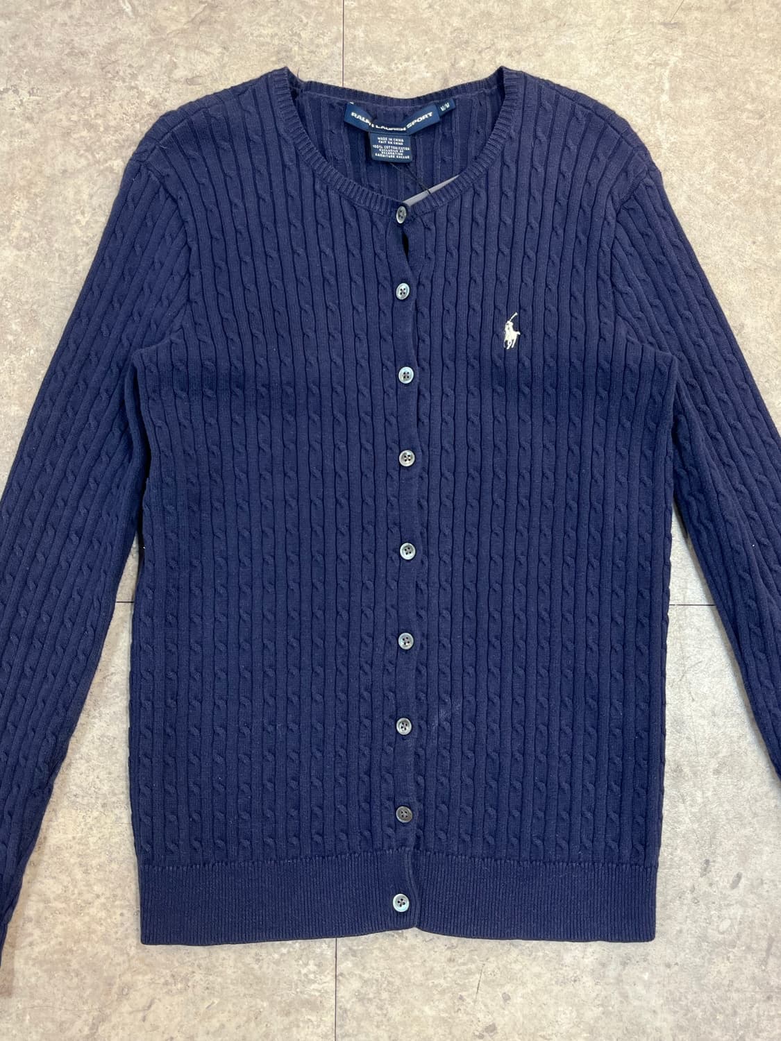 폴로 랄프로렌 가디건 네이비 M #csz3682 상품이미지5