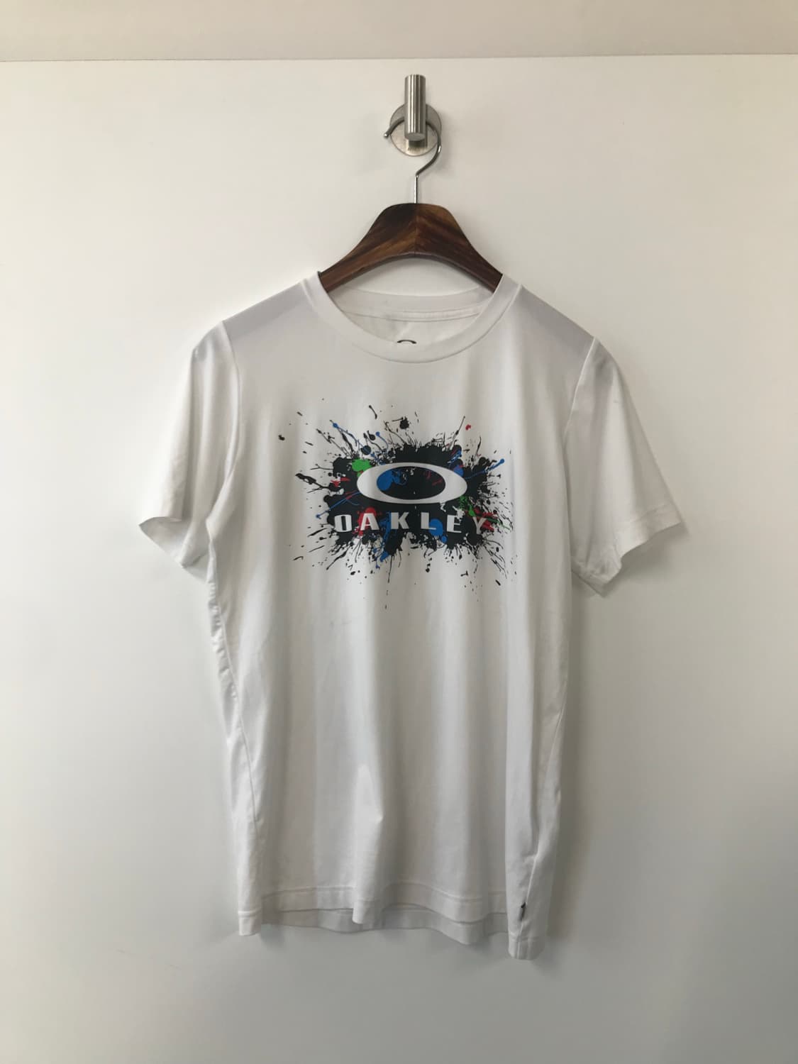 오클리 빅로고 화이트 반팔 티셔츠 상품이미지2
