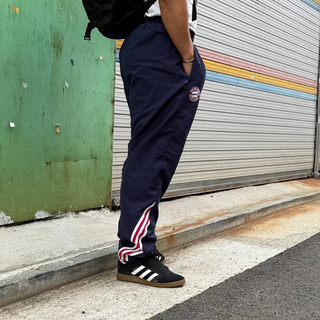 00‘s 아디다스 바이에른 뮌헨 프레스 수트 팬츠 95 상품이미지9