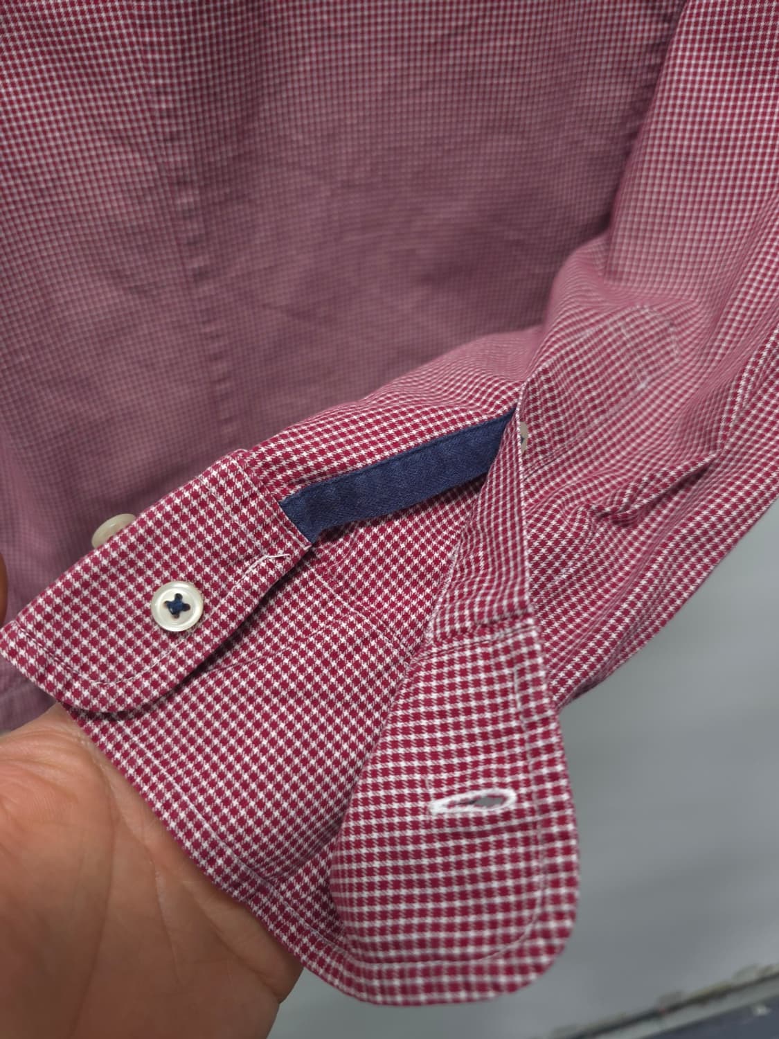 ​타미힐피거 여성 레드 체크 긴팔 셔츠 (슬림핏 S) 상품이미지9