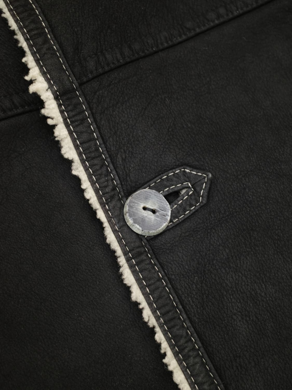 90‘s 마리떼 프랑소와 저버 무스탕 코트 상품이미지3