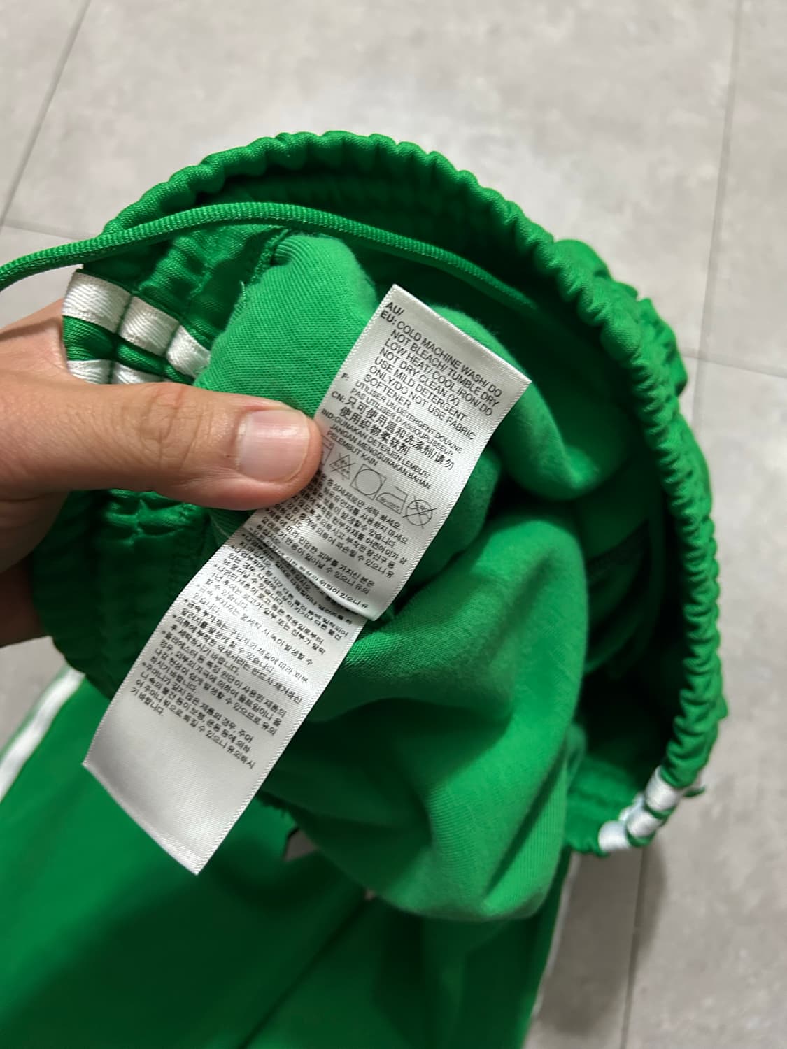 아디다스  그린컬러  파이어버드 트랙탑  빈티지 조거팬츠 30인치  상품이미지6