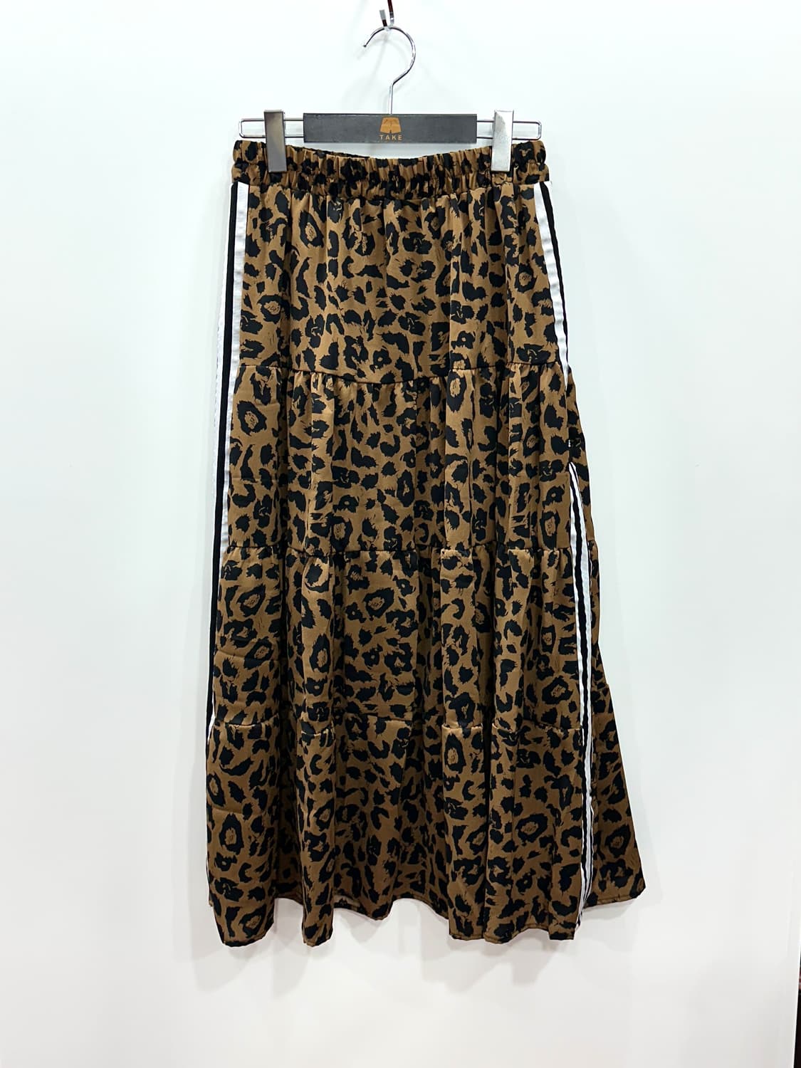 캉캉 플레어 커스텀 스커트 레오파드 상품이미지5