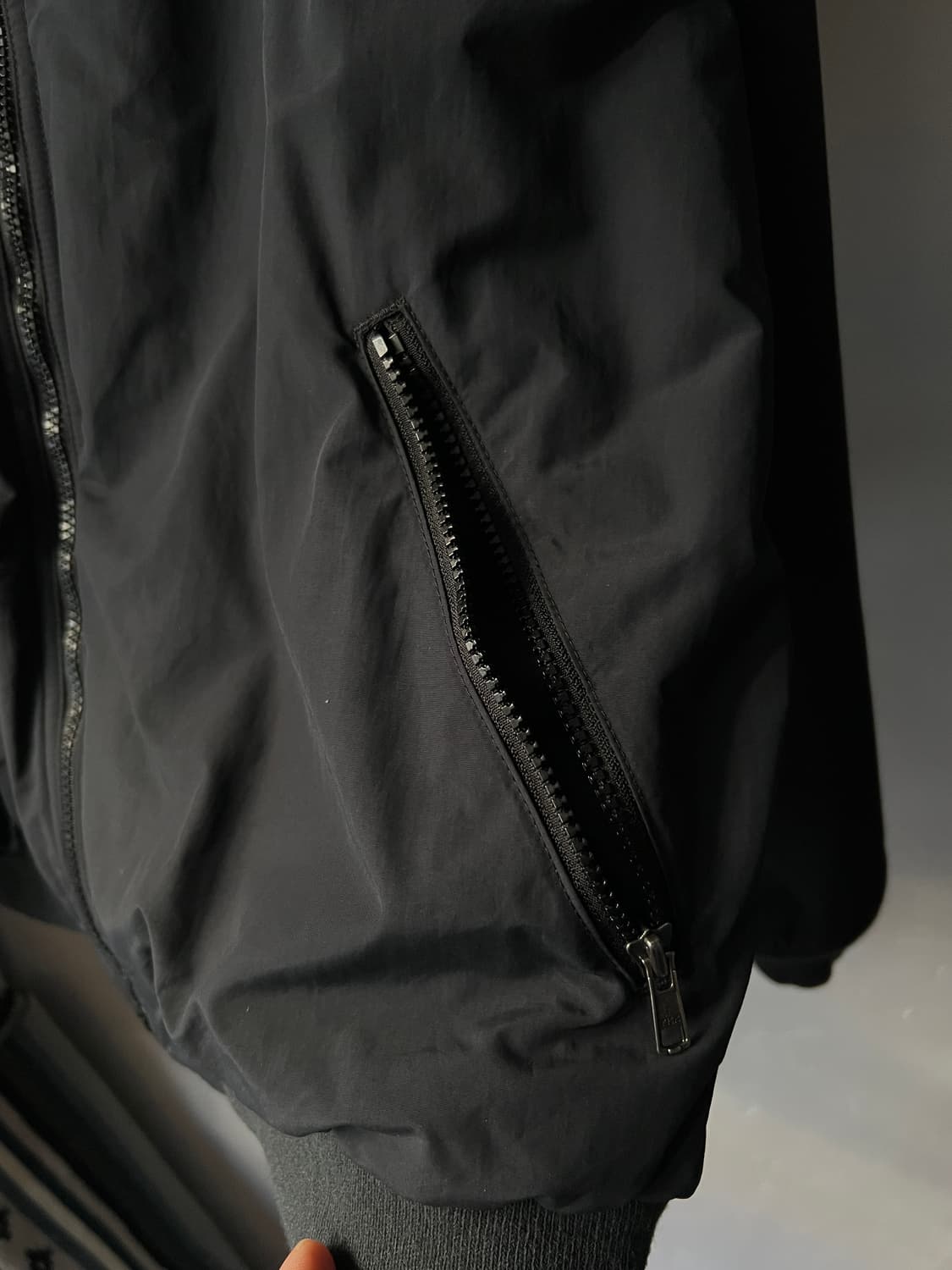 [XL]엘엘빈 USA 플리스 라이닝 블랙 웜업 자켓 상품이미지6