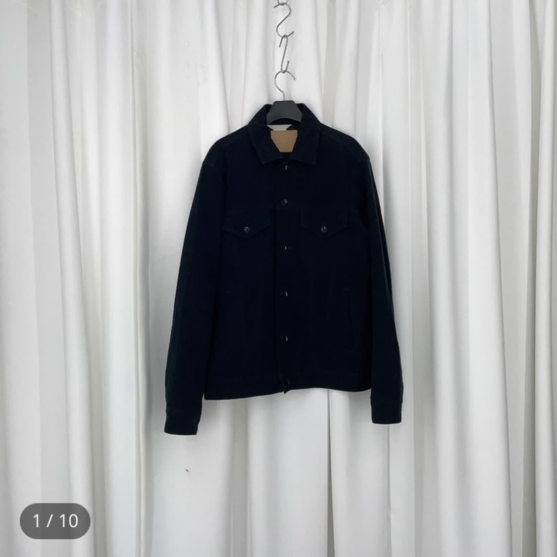 소프넷 스웨이드 트러커 재킷 상품이미지1