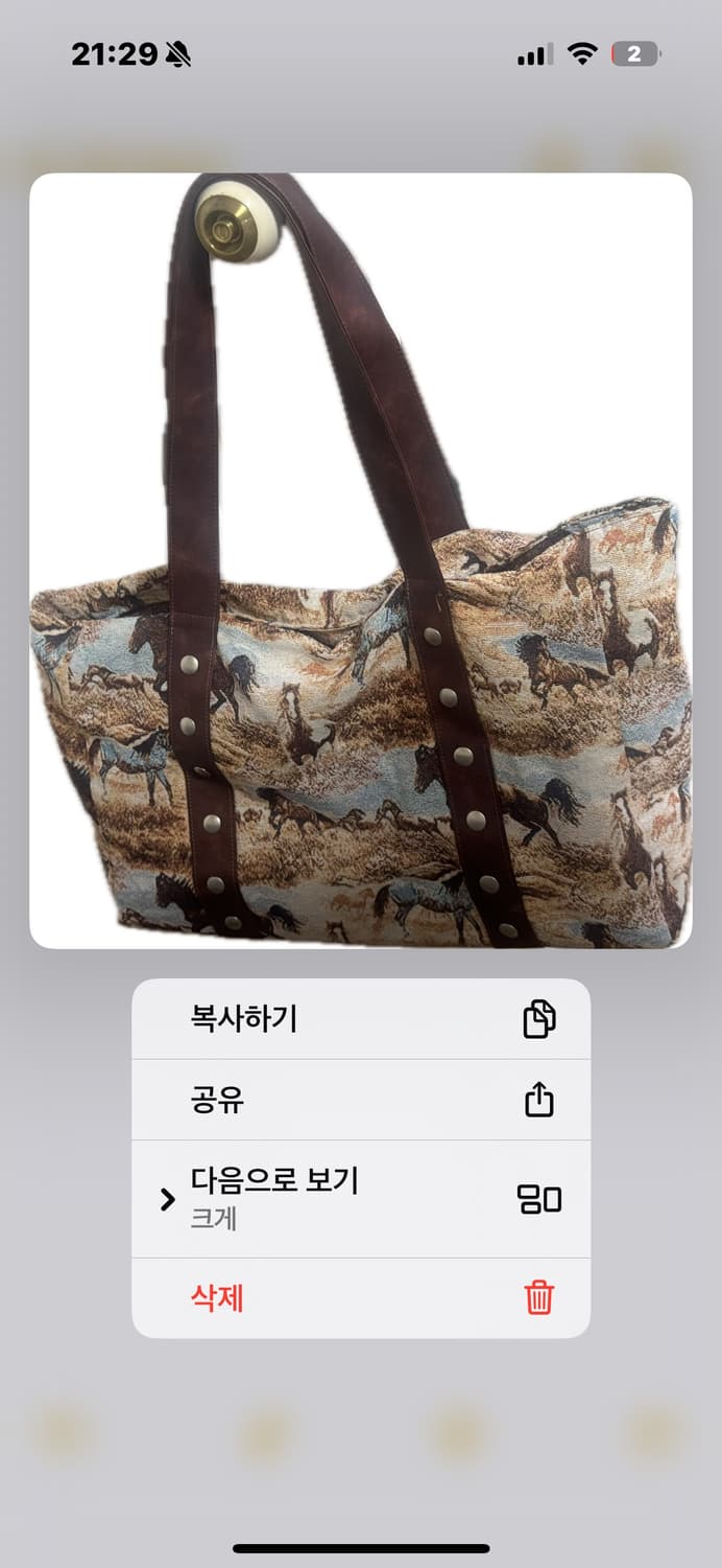 캐미컬스포츠 홀스 빅백 상품이미지3