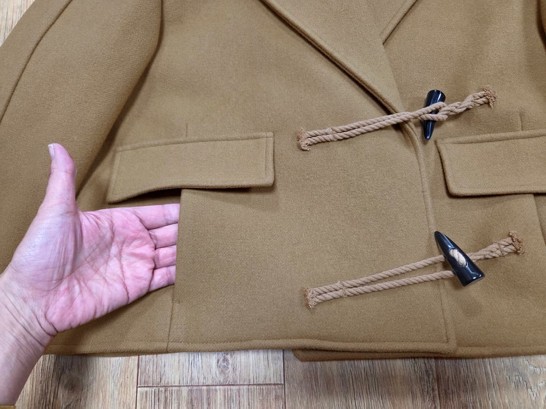 러브유쏘머치(LOVE YOU SO MUCH) 떡볶이 더플코트 프리사이즈 상품이미지5