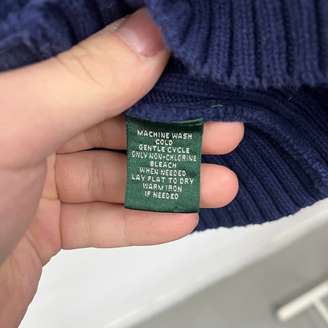 폴로랄프로렌 니트 가디건 네이비 골드버튼 여/S 상품이미지6