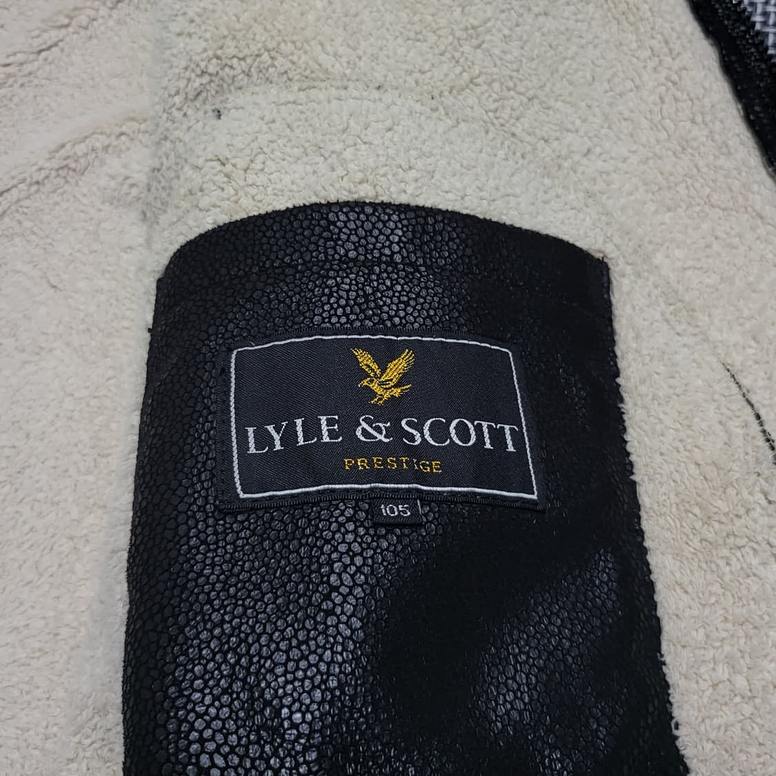 라일앤스콧 퍼 안감 블루종 라이더 자켓 블랙 (105) 상품이미지4