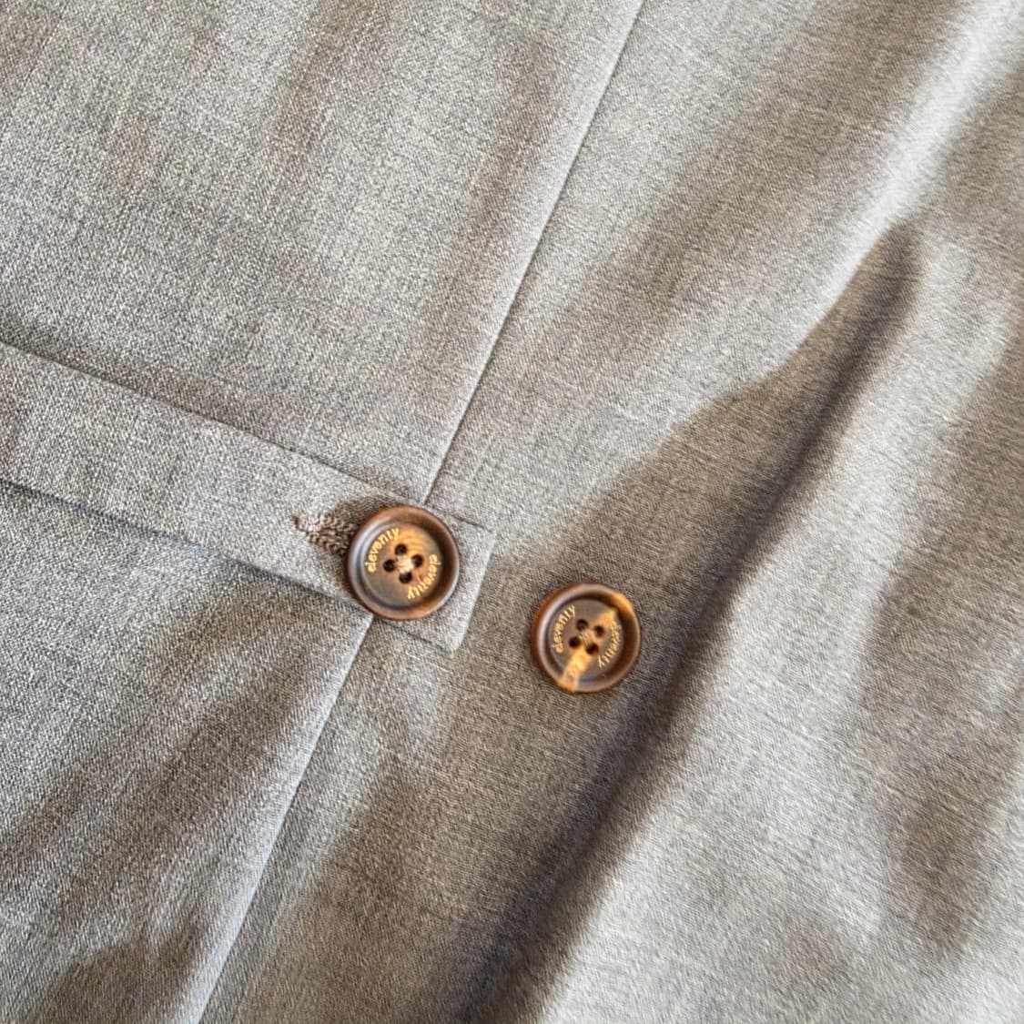 Eleventy 일레븐티 이탈리안 최고급 스웨이드 가죽 더블 웨이스트 코 상품이미지6