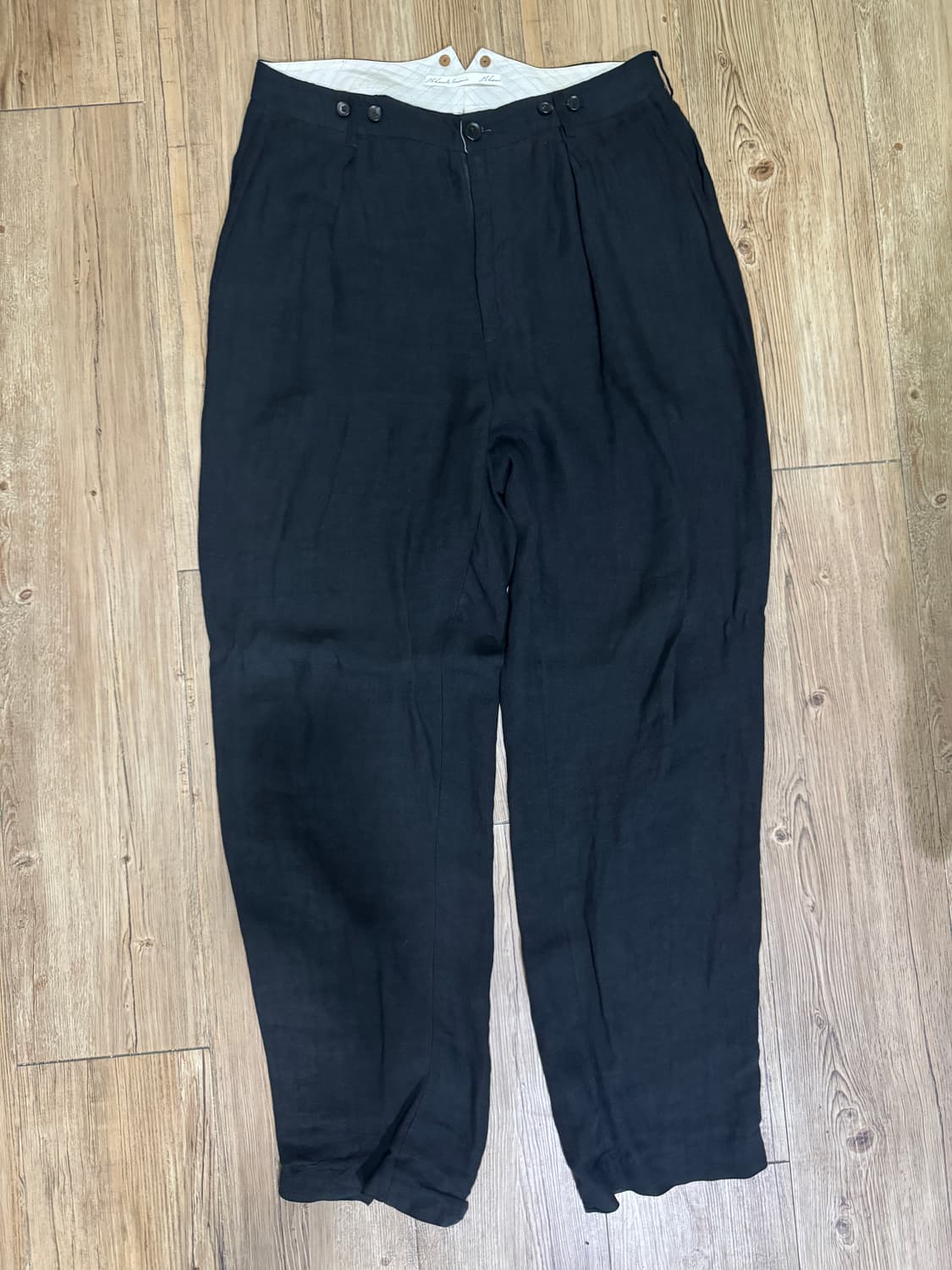 알렉산더 마나미스 린넨 트라우저 상품이미지1