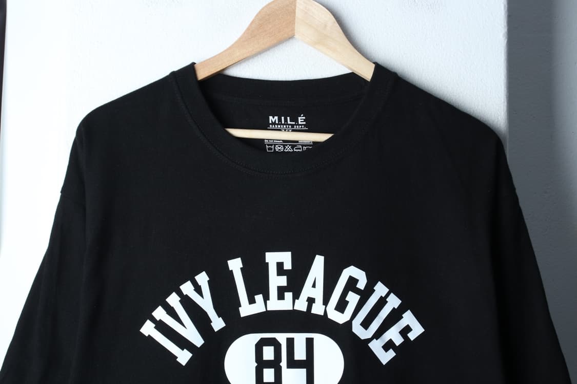 (XL-3XL) 더마일 반팔 티셔츠 빅사이즈 블랙 올드스쿨-H31456 상품이미지3