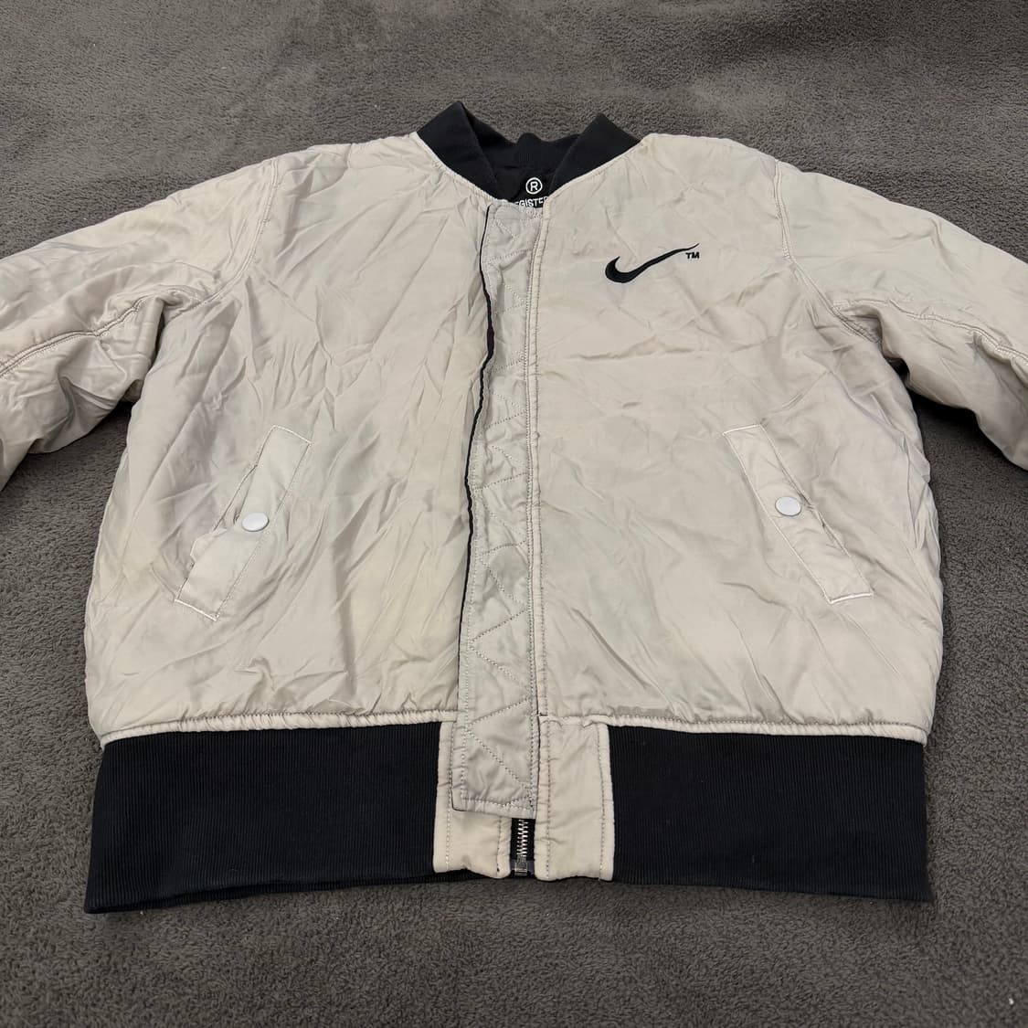 [정품/L] 나이키 NSW 써마핏 빅스우시 리버시블 봄버 자켓 상품이미지5