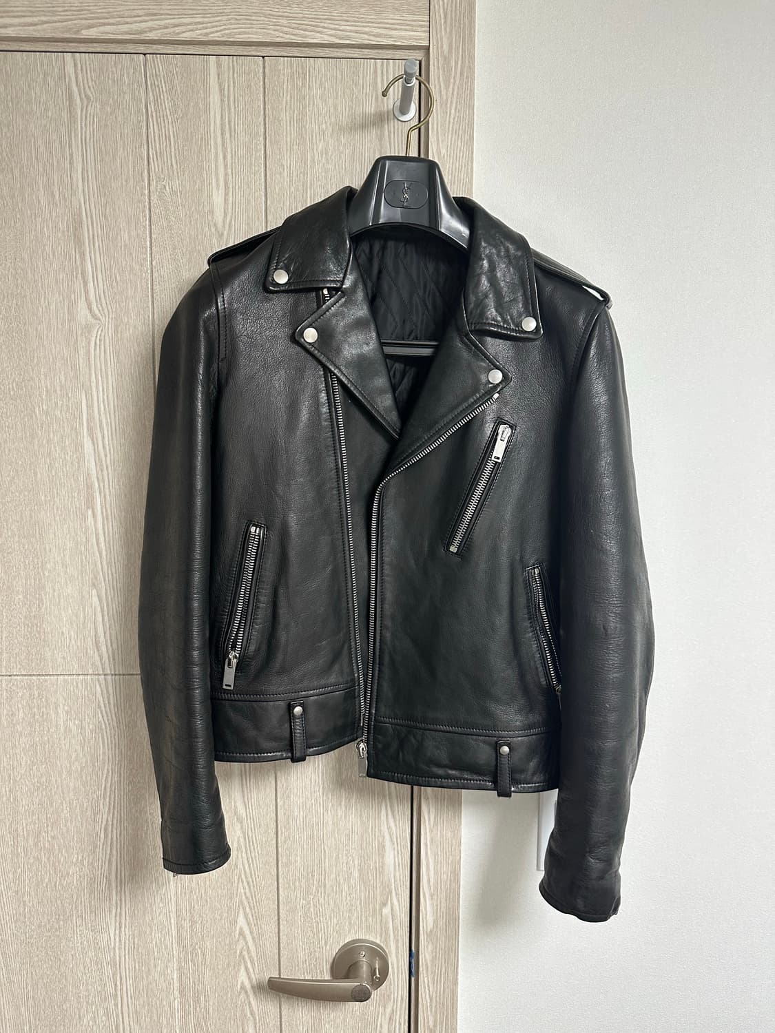 솔리드옴므 15fw 램스킨 라이더자켓 상품이미지1