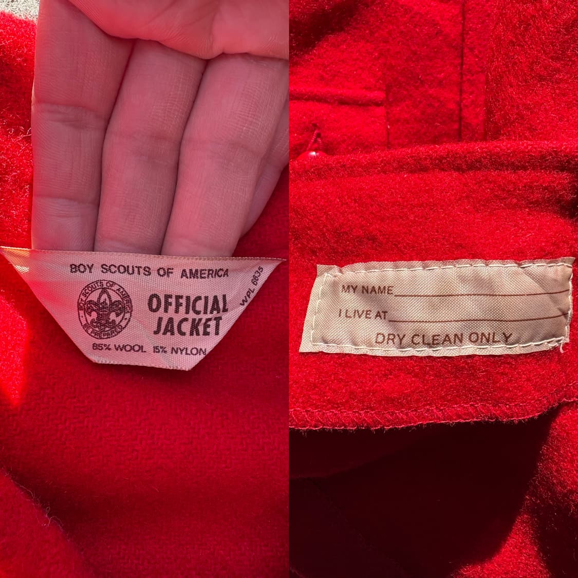 80s USA 보이스카우트 오브 아메리카 Philmont 공식 울 자켓 상품이미지9