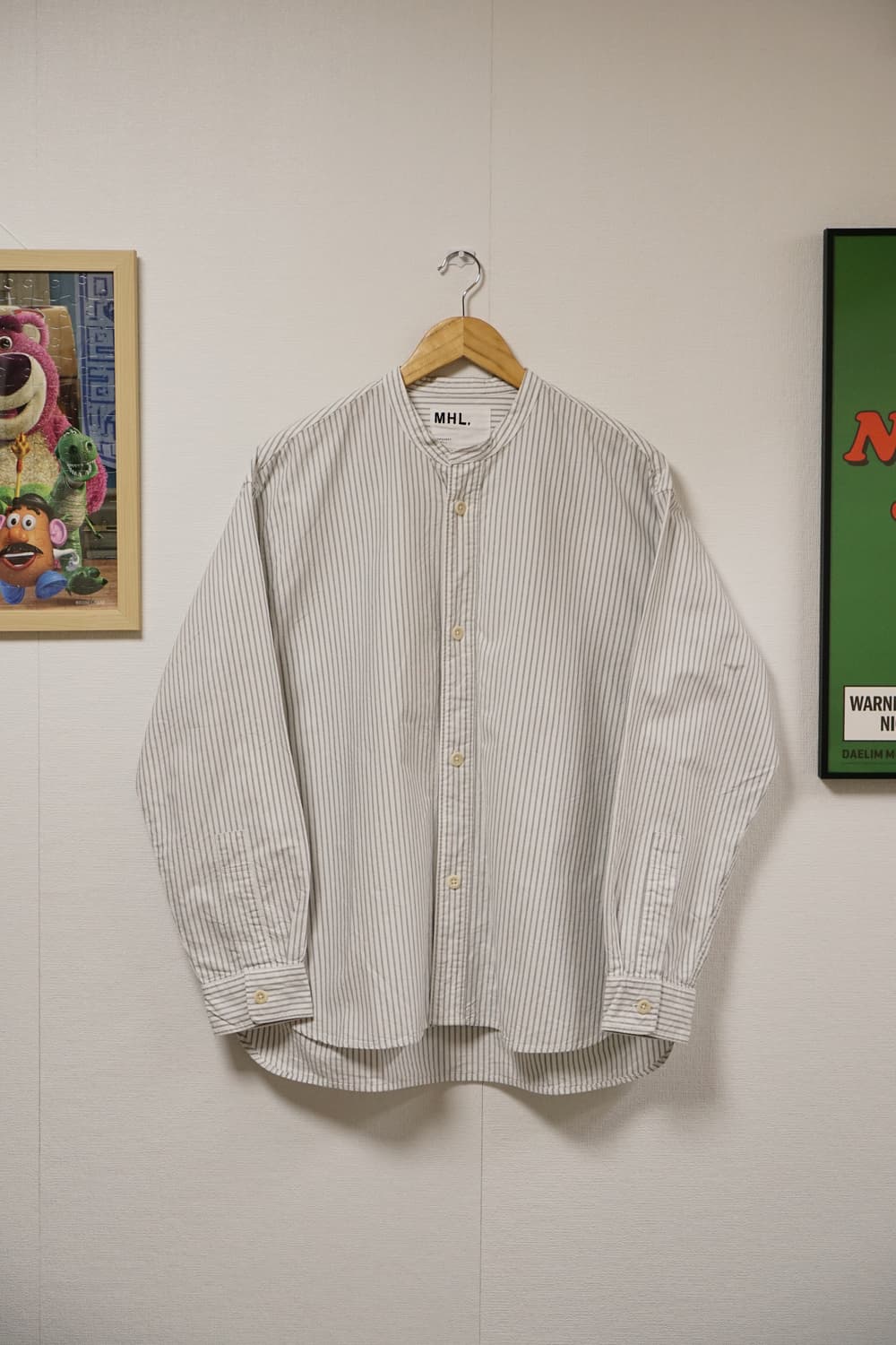 MHL 카라리스 스트라이프 셔츠 상품이미지1