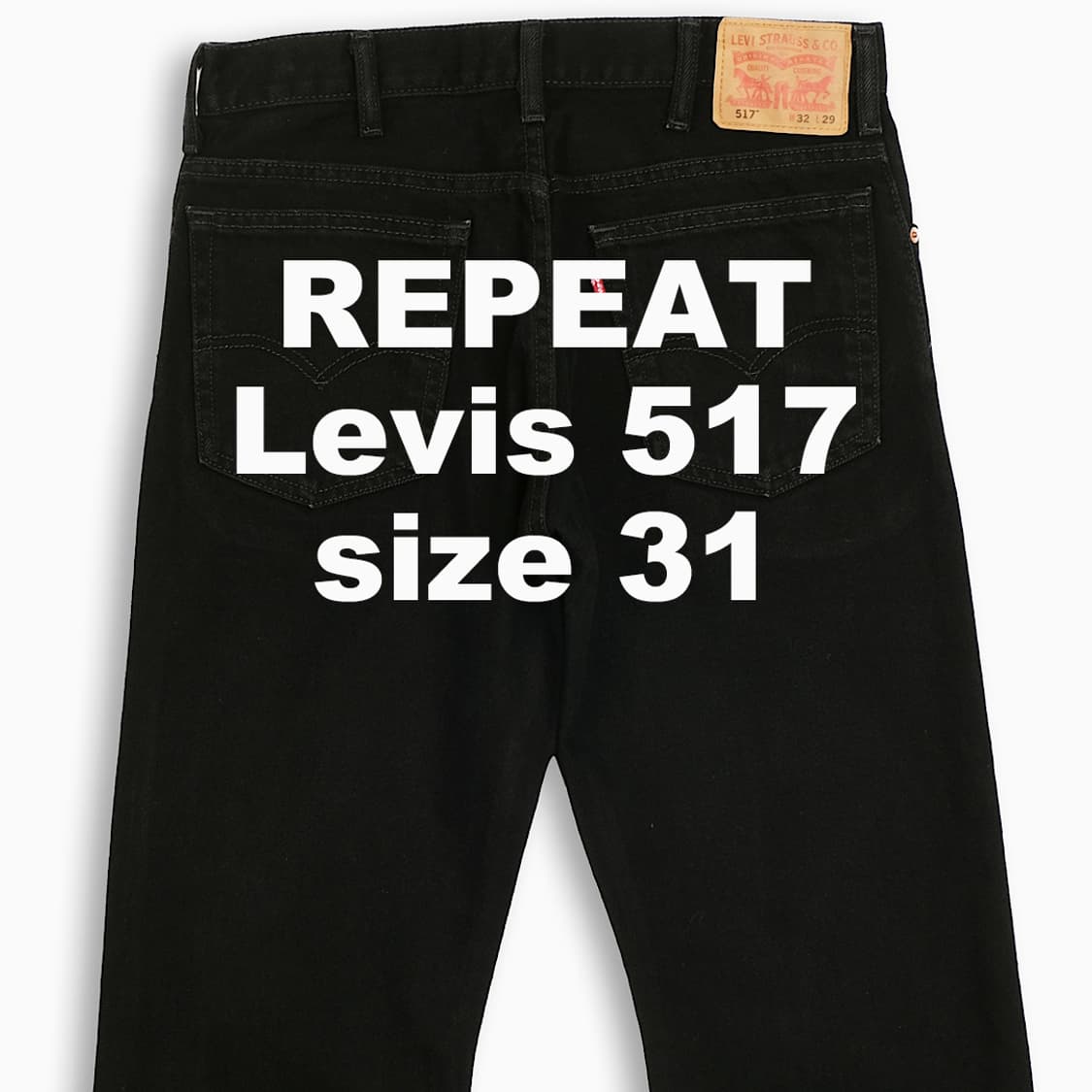 빈티지 리바이스 517 흑청 31 인치 LV5173287 상품이미지1