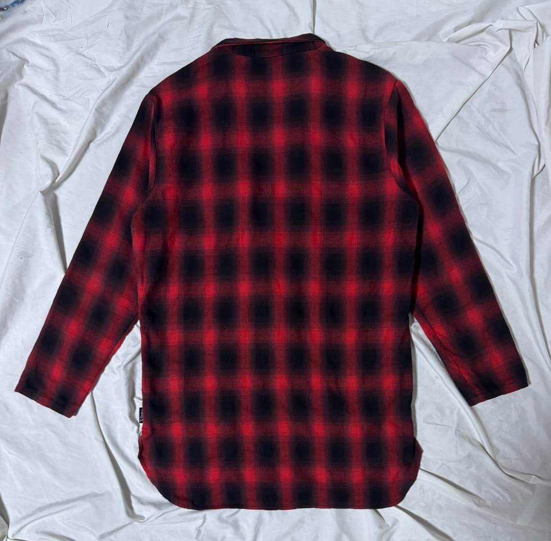 Xfrm 옴브레 체크 셔츠형 자켓 vkei 상품이미지2