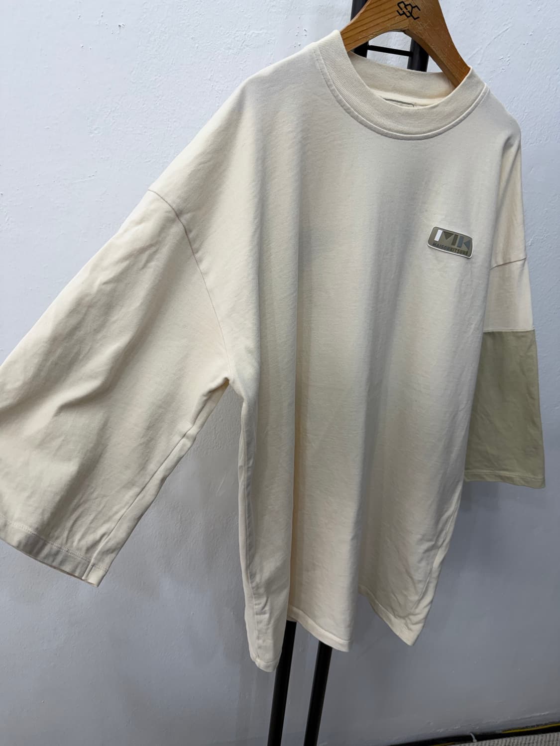 정품) 메종키츠네 남성 오버핏 칠부 티셔츠 M 상품이미지2