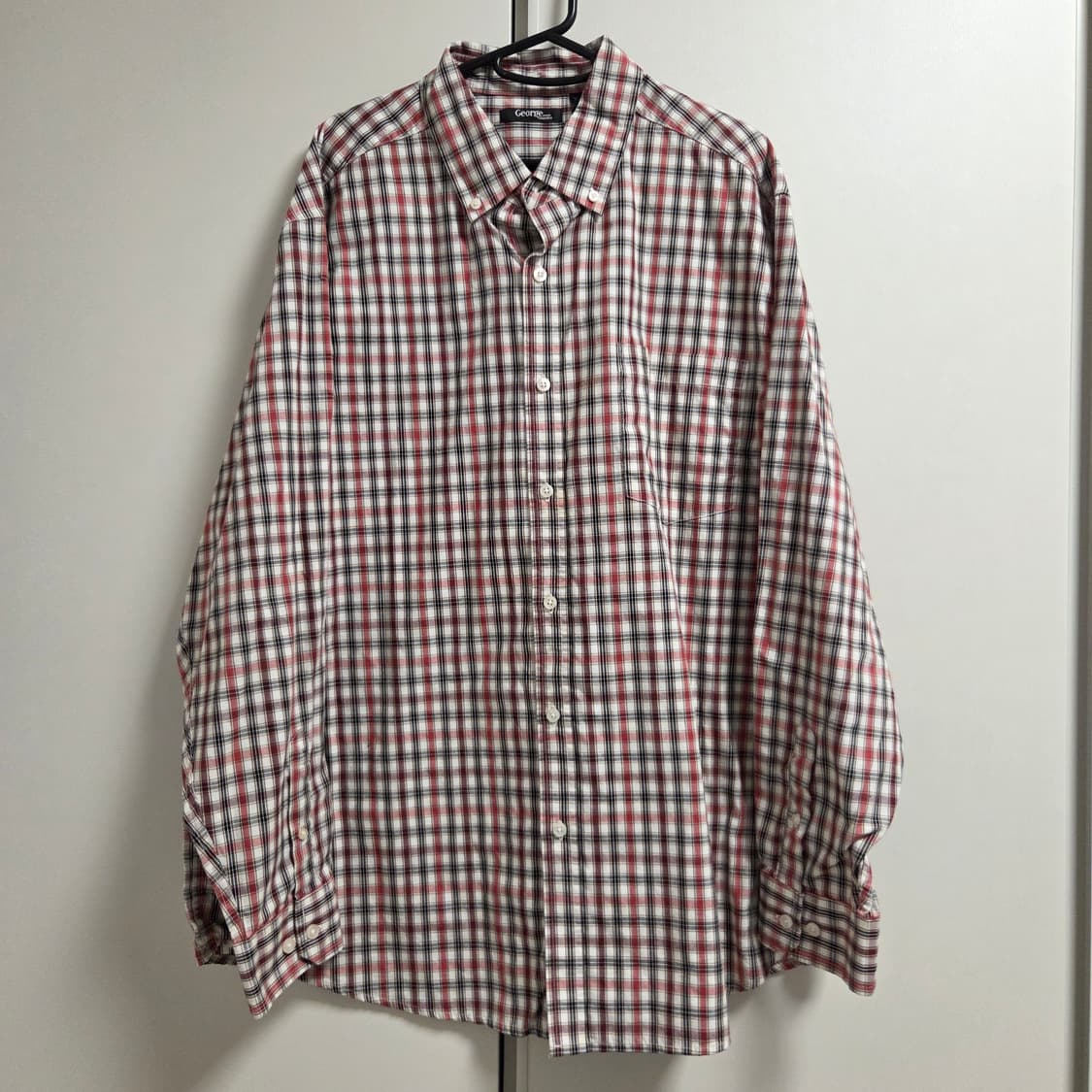 George 아메리칸 체크 셔츠 2XL-3XL(110-115) 상품이미지1