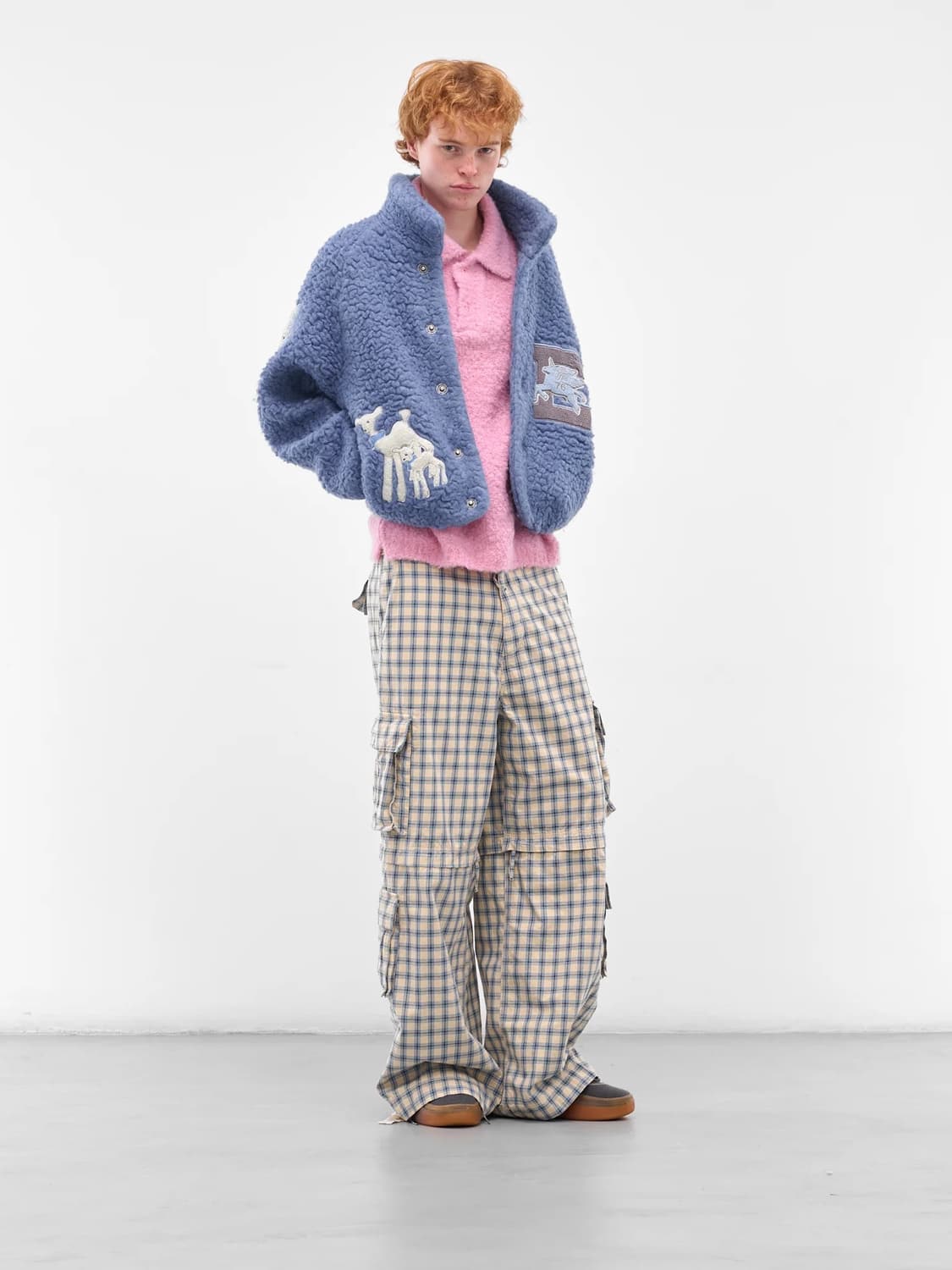 [S]이알엘 ERL 25fw 바시티 시어링 자켓 상품이미지6