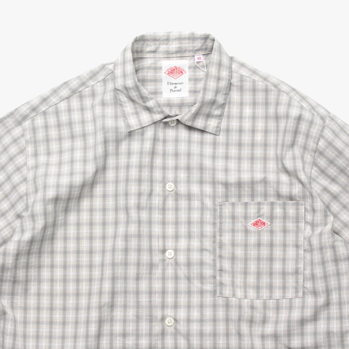  DANTON "Check Half Shirts" 상품이미지2