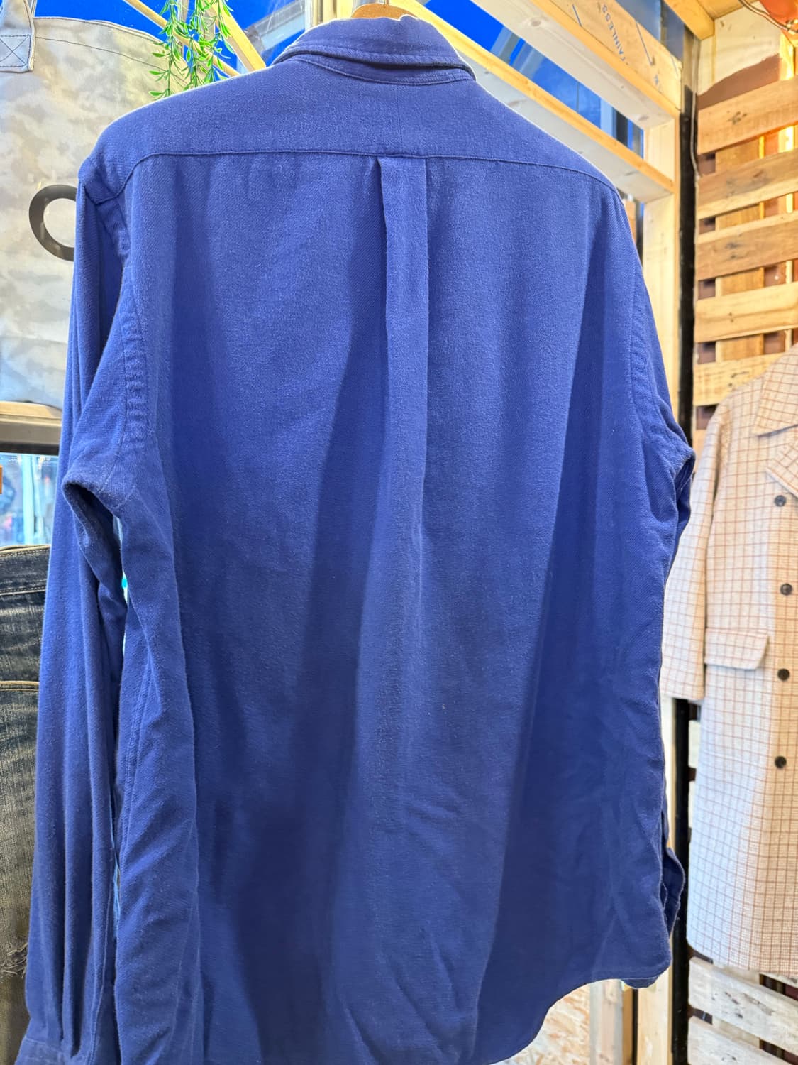 폴로 랄프로렌 블루 코튼 셔츠 상품이미지4