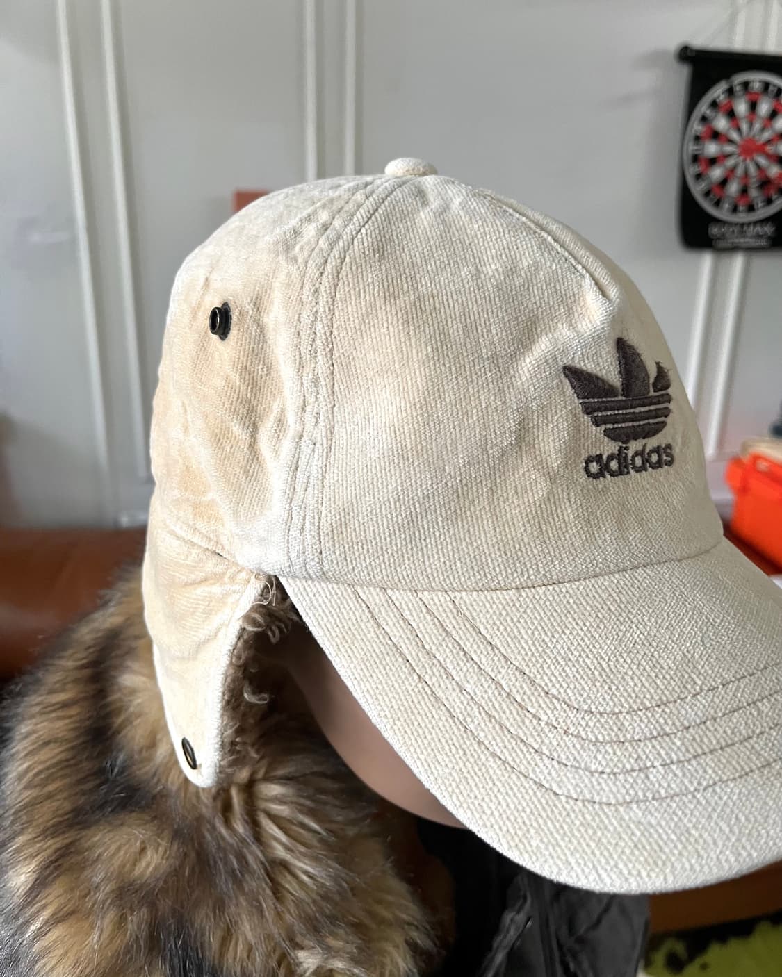 1980s Adidas Archive Fur Ear-Flap Cap 상품이미지6