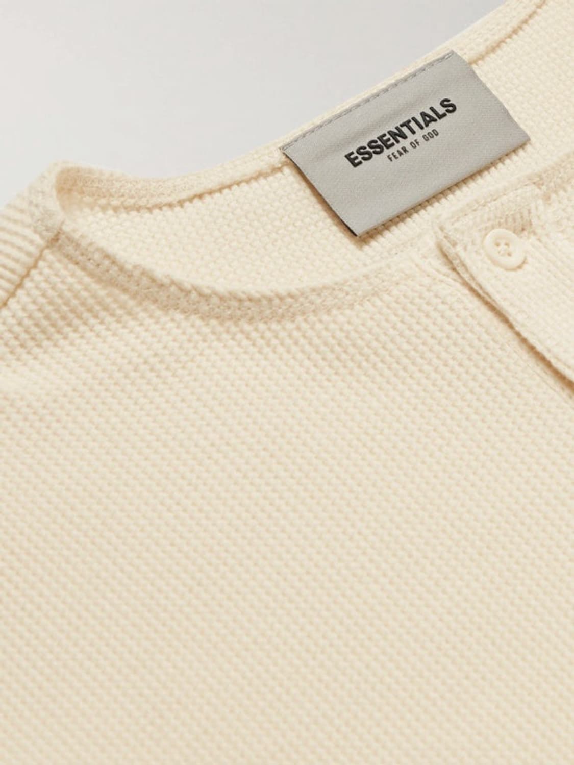 [xs] 피어오브갓 에센셜 와플 코튼 헨리넥 상품이미지3