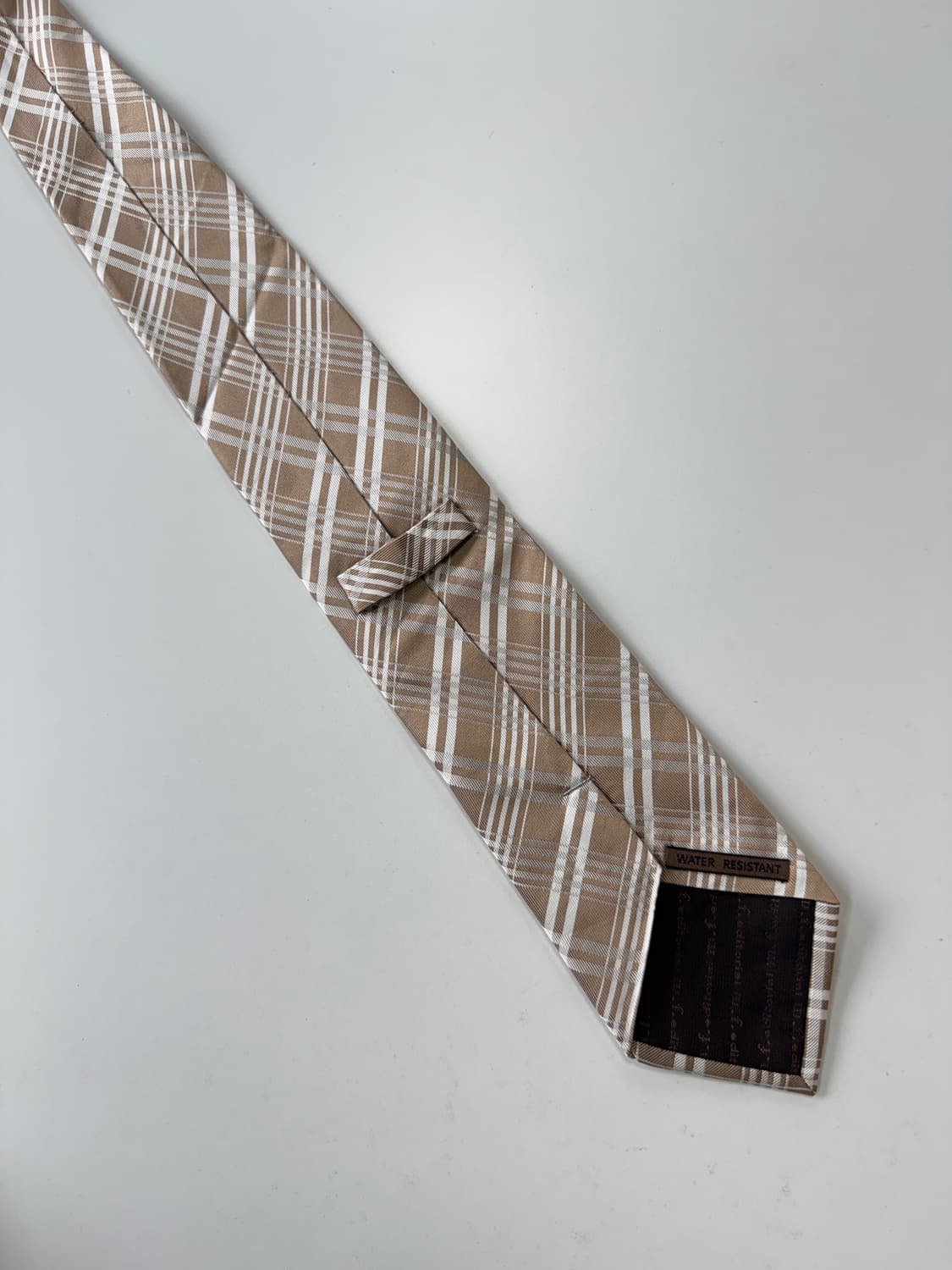 빈티지 실크 체크 넥타이 8.9cm 상품이미지3