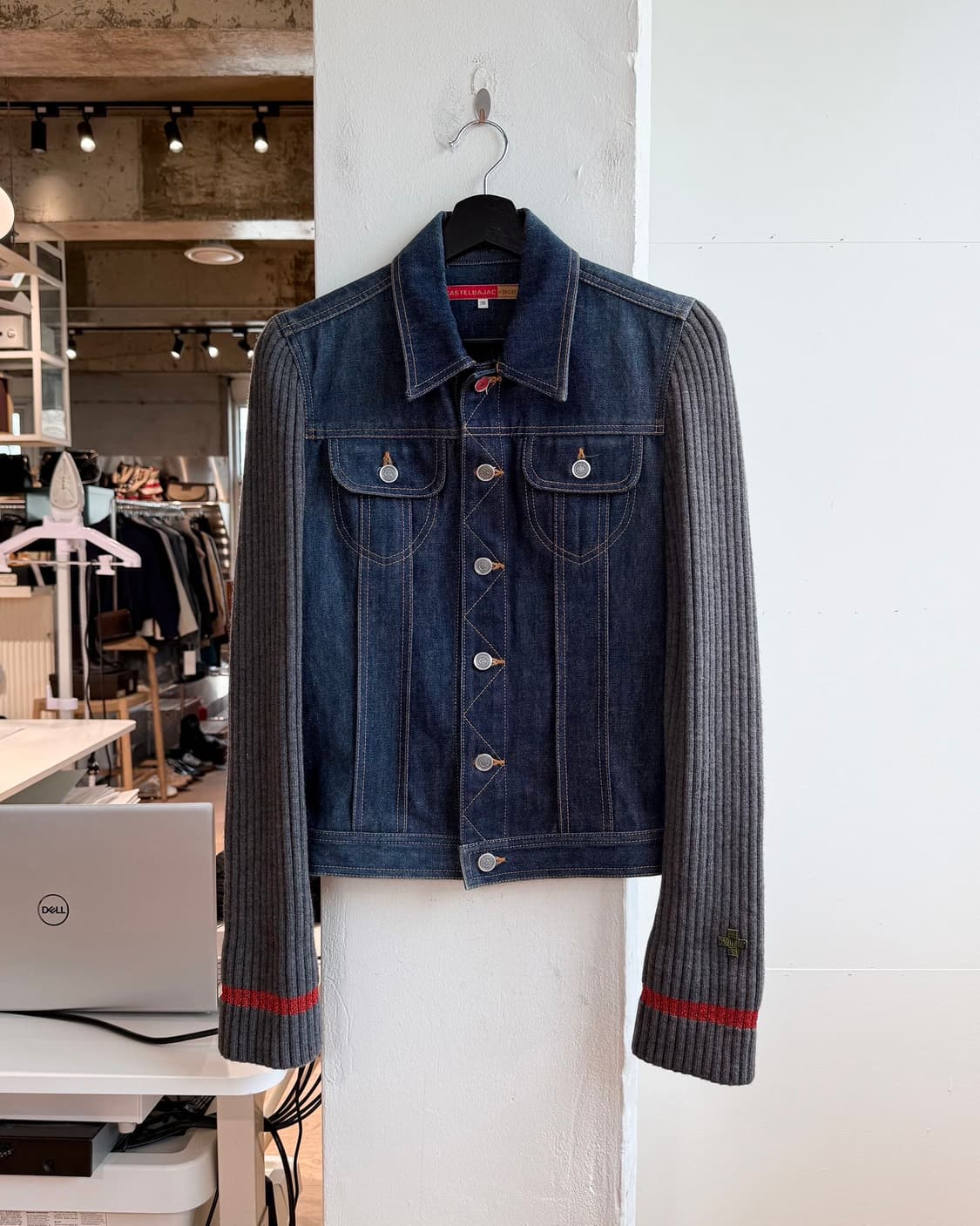 카스텔바작 히어로즈 니트 데님 자켓  상품이미지2