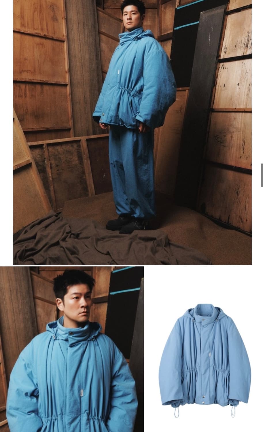 커스텀멜로우 헤드메이너 푸퍼 패딩 블랙 105 상품이미지8