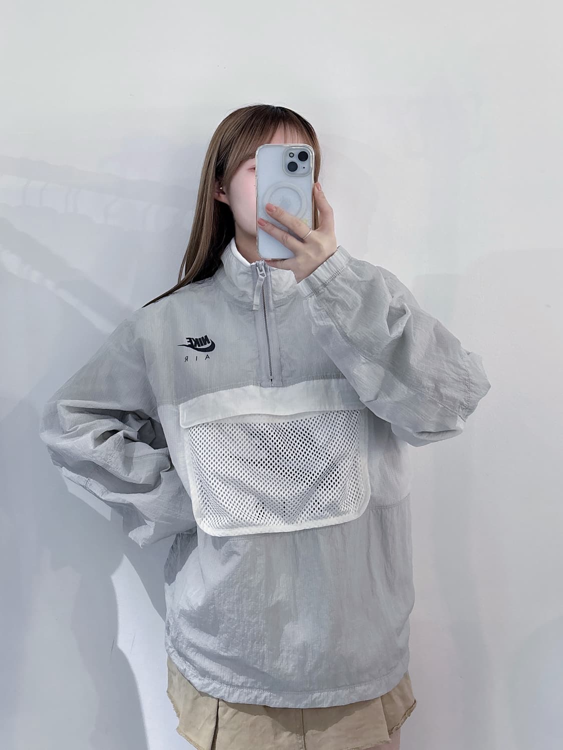 나이키에어 우븐 아노락 상품이미지2