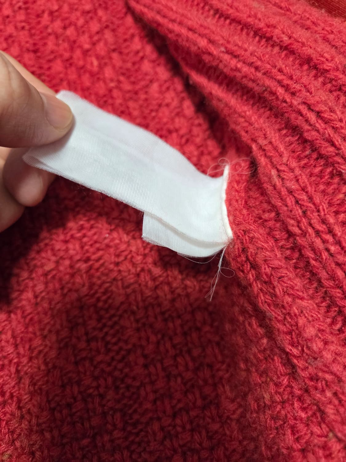 씨피컴퍼니 고글 보카새 니트 후드집업 상품이미지10