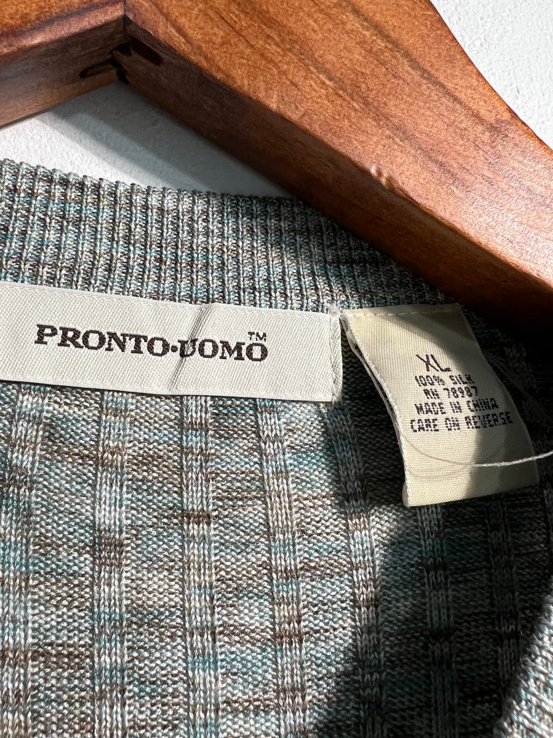 Silk 100% knit 실크 니트 XL 상품이미지7