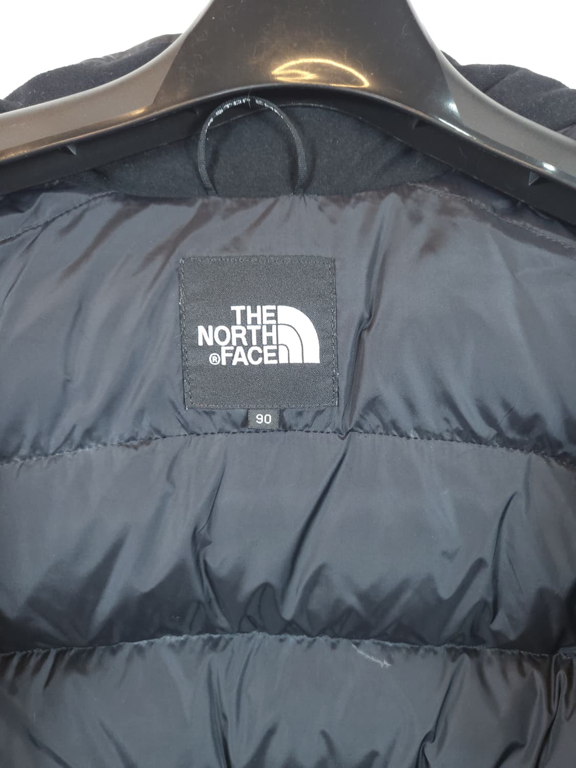 노스페이스 구스필파워 700 눕시 여성 패딩 블랙 90-95 S 새제품급 상품이미지6