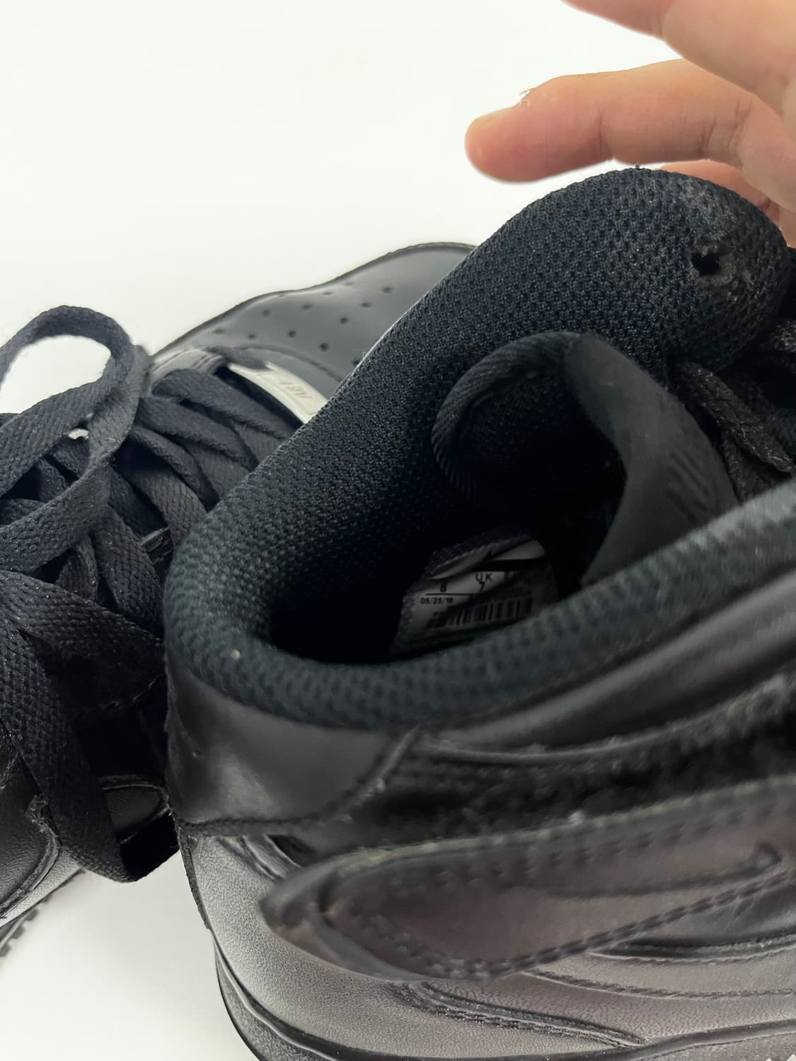 [260] 나이키 에어포스 1 ’07 트리플 블랙 상품이미지5