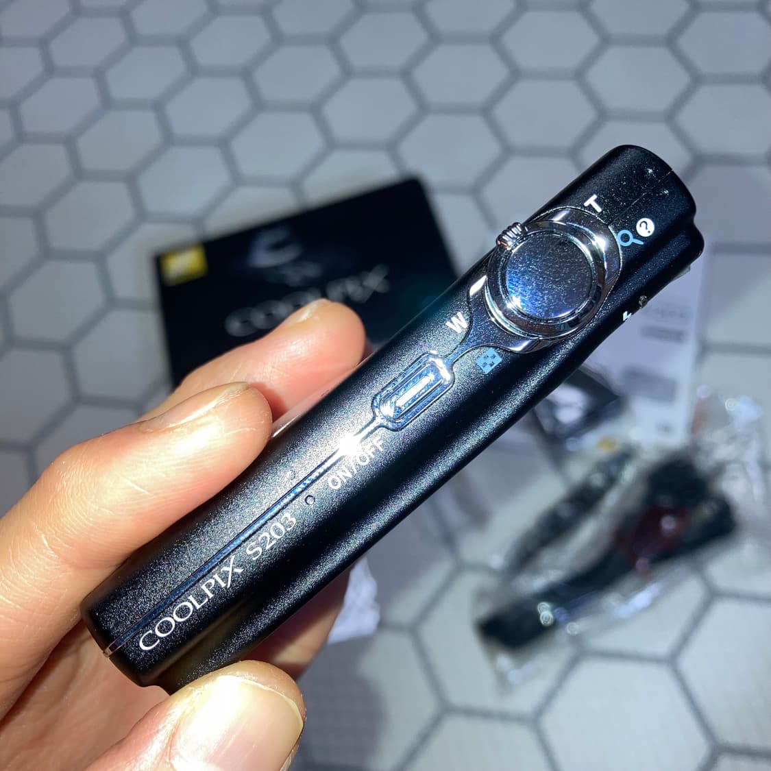 (풀박스) 니콘 쿨픽스 S203 블랙 빈티지 디카 상품이미지3