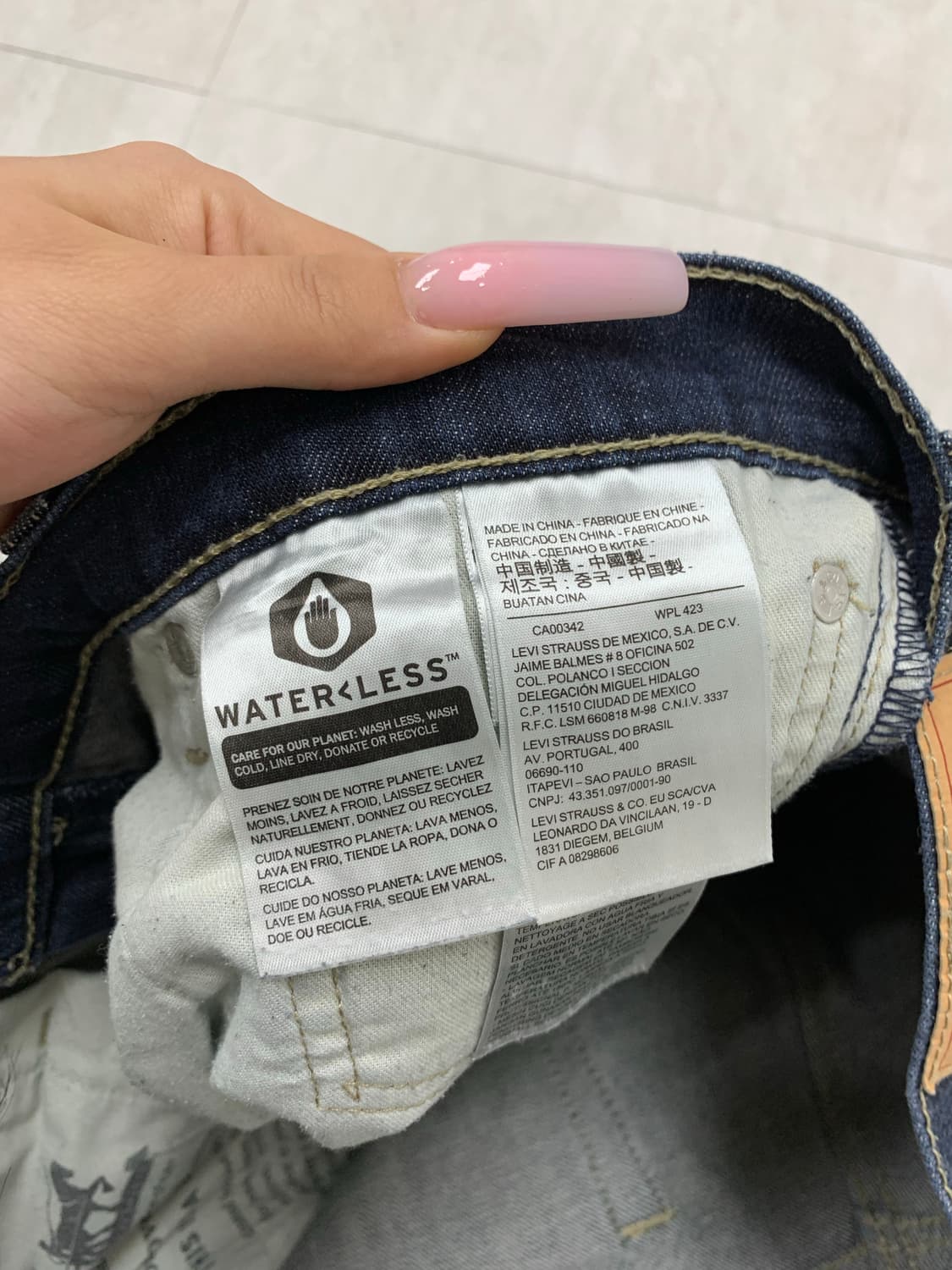 리바이스 511 진청 데님 팬츠 #688 상품이미지4