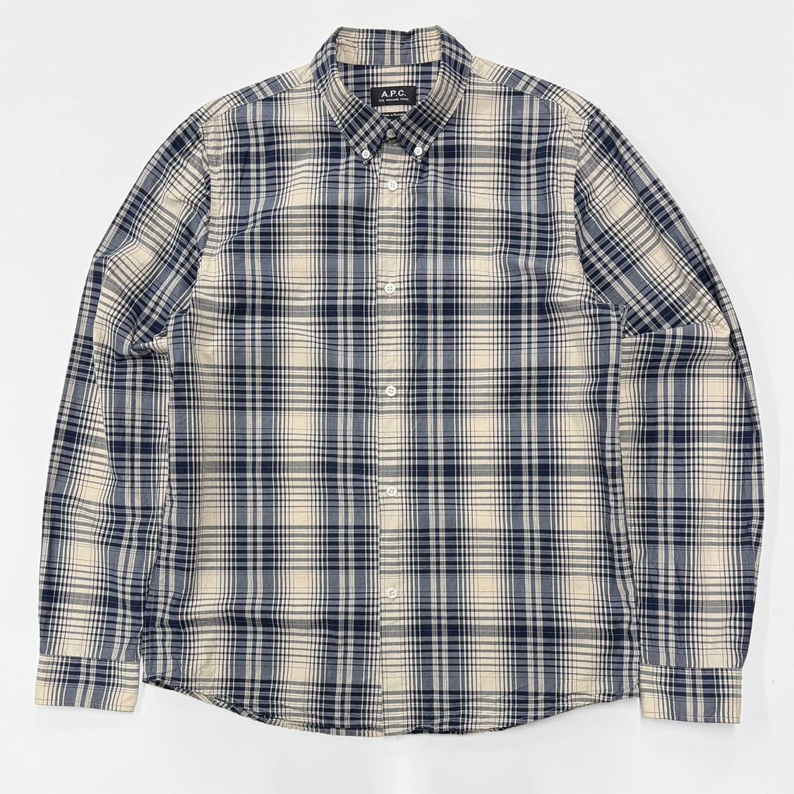 A.P.C. 체크 버튼다운 셔츠 상품이미지2