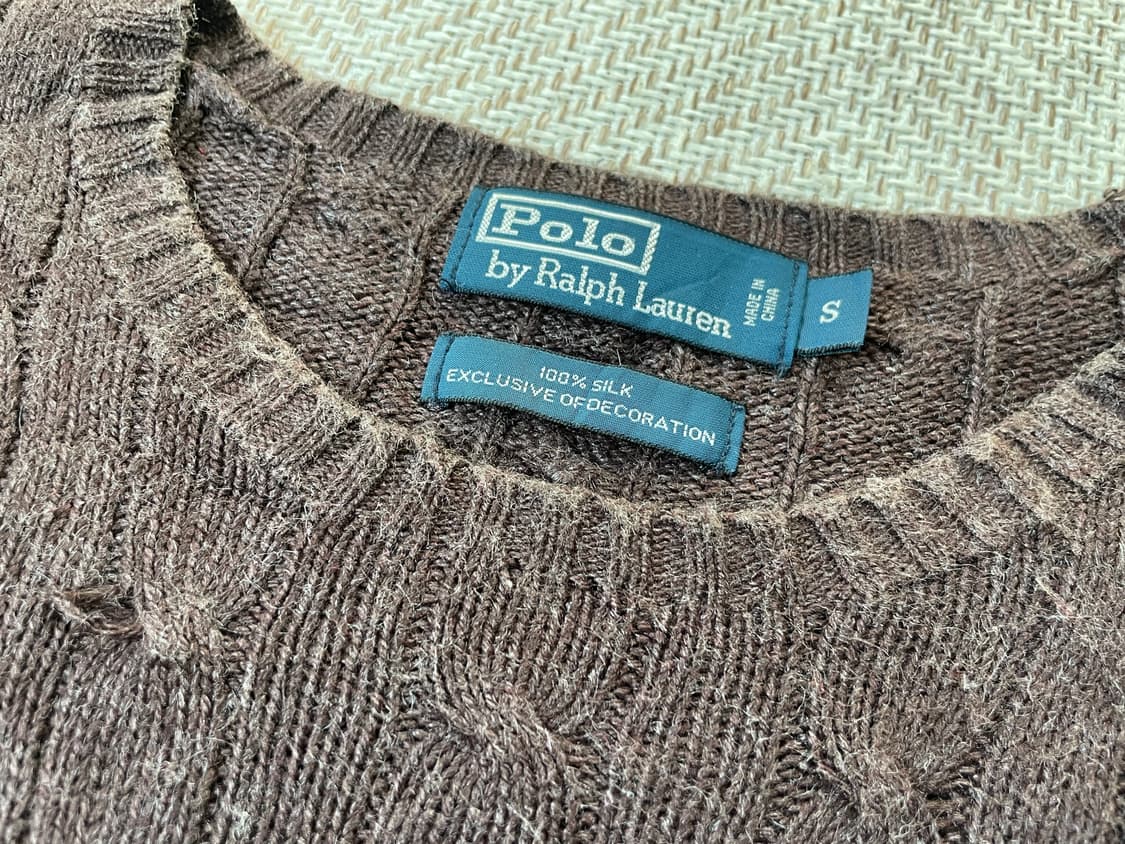 폴로랄프로렌 브라운 케이블 니트  상품이미지4