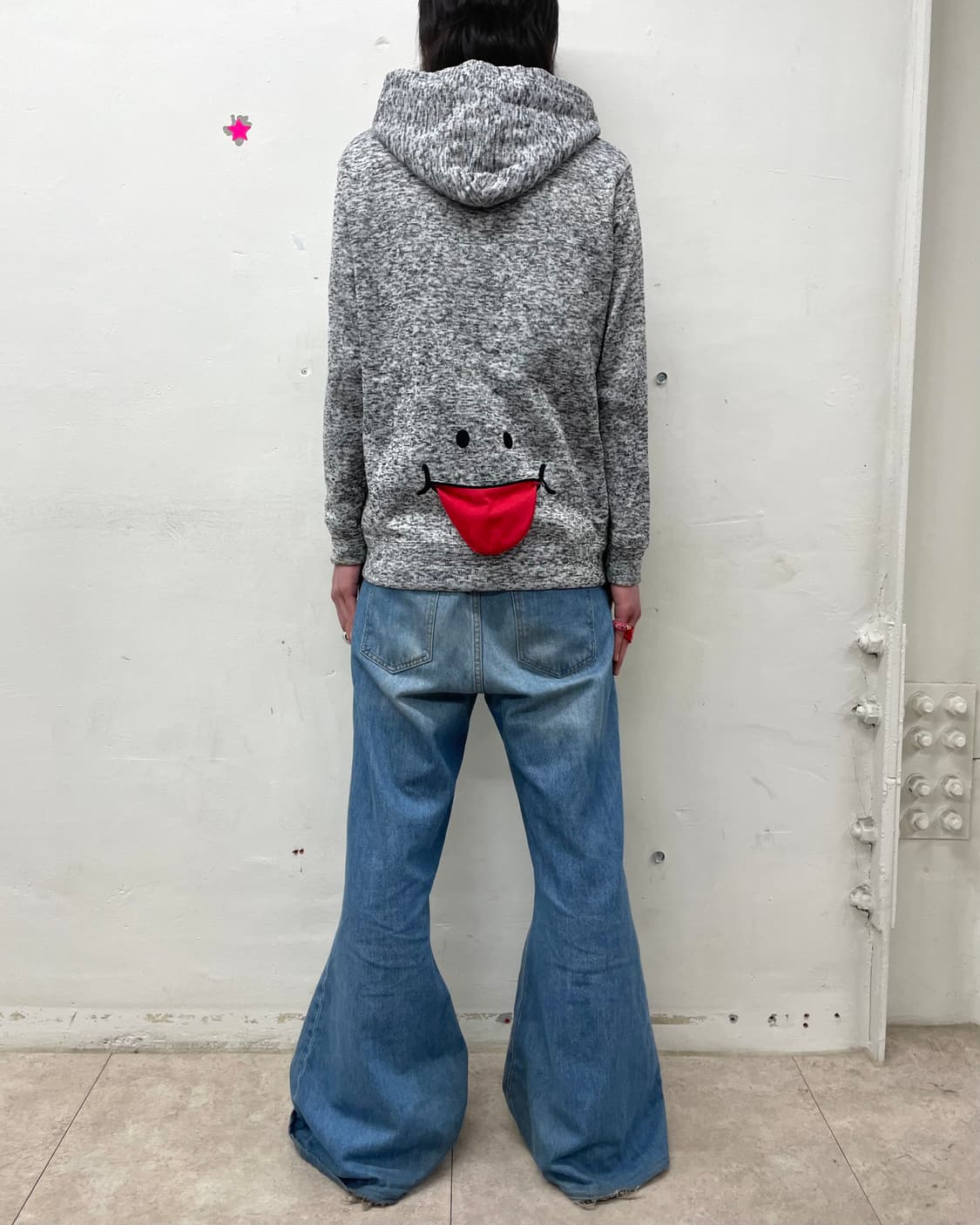  Merong Melange Gray Hooded Zip-Up  상품이미지7