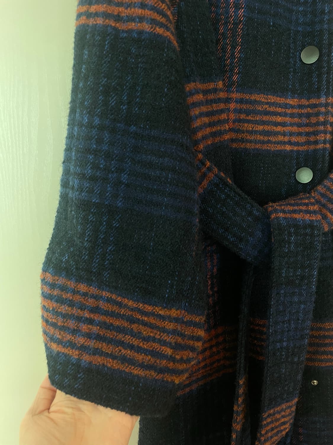 빔바이롤라 래글런 체크 코트 상품이미지8