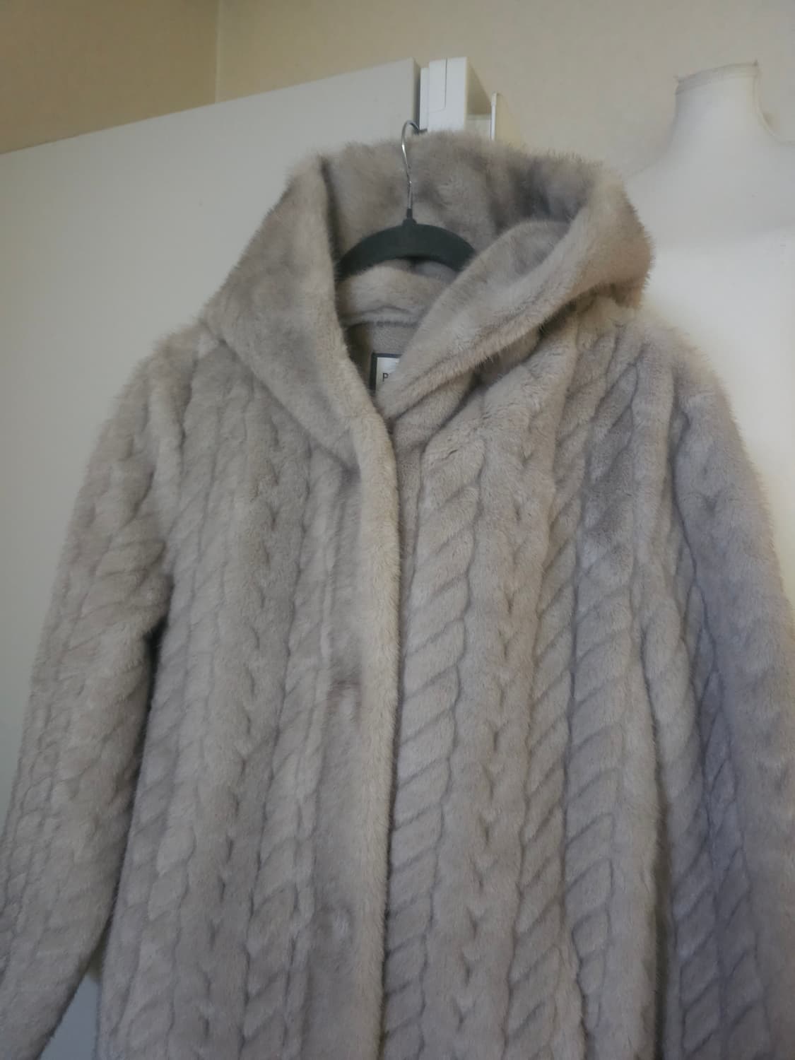 폴앤조 후드 에코퍼 롱코트 상품이미지2