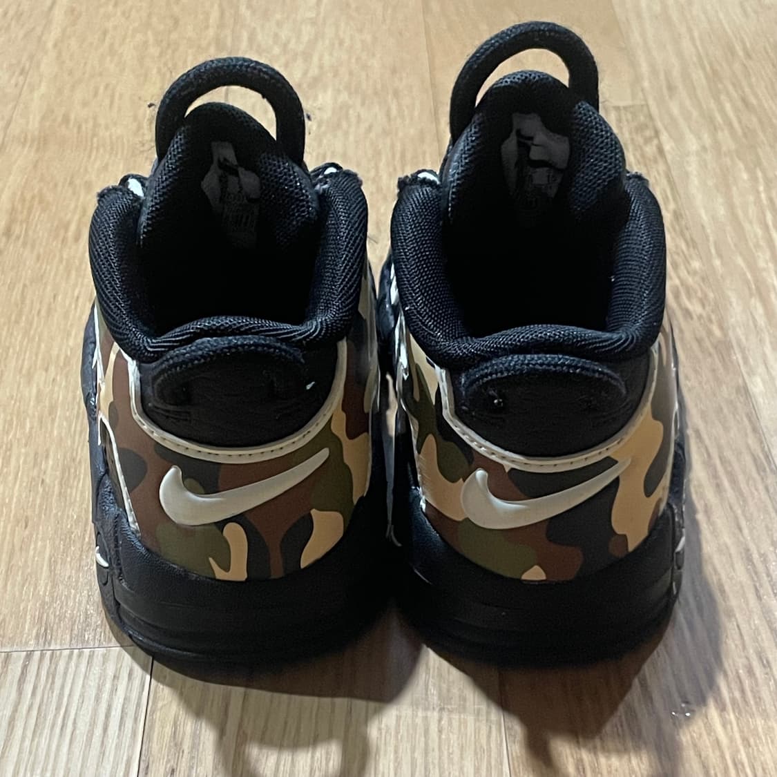 키즈) 나이키 에어 모어 업템포 카모 150mm 상품이미지4