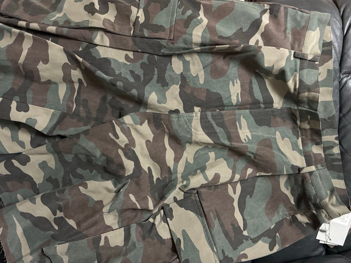 [2] 언더마이카 빅카고 카모쇼츠 카키 새상품 상품이미지2
